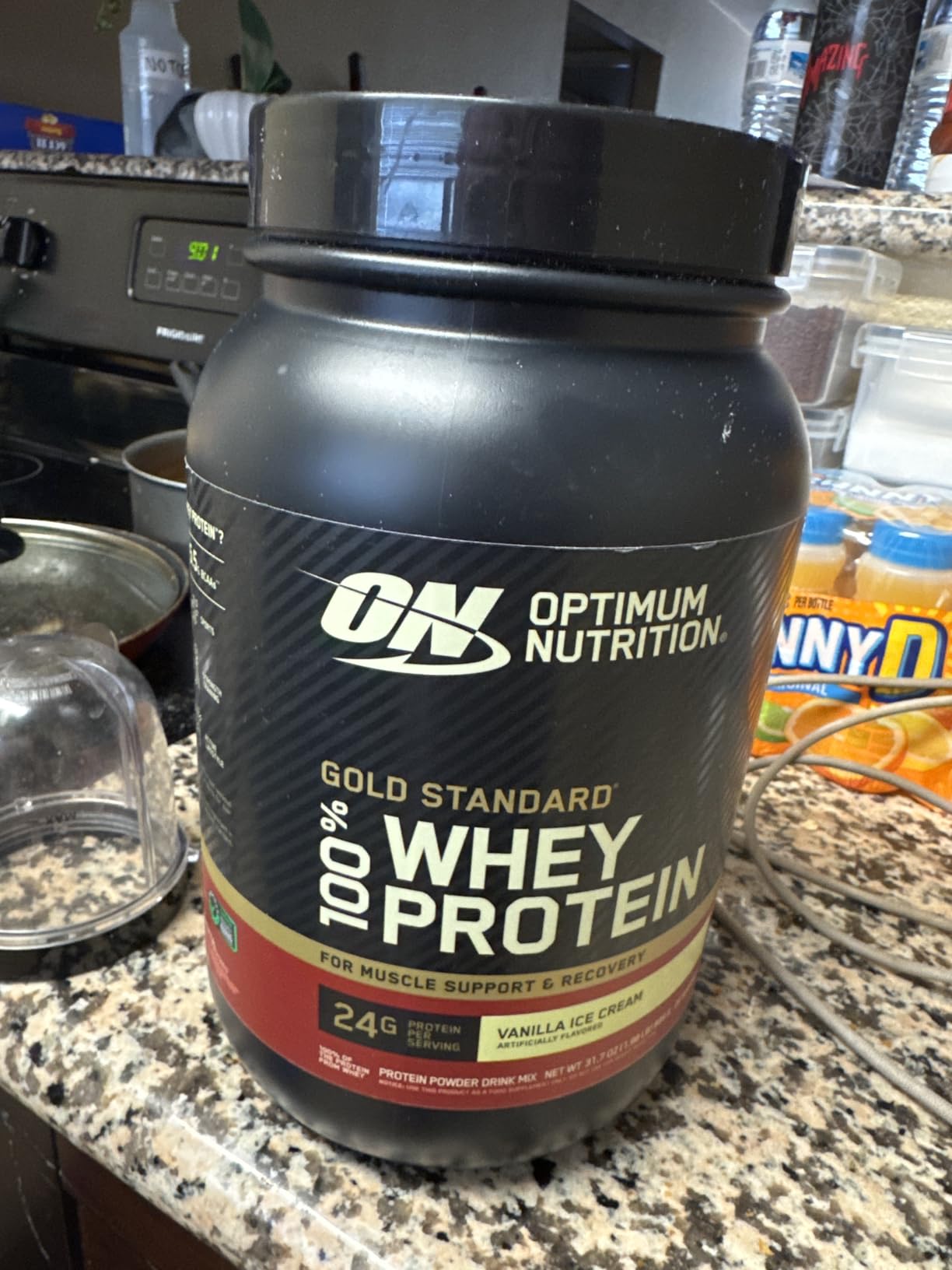Optimum Nutrition Gold Standard 100% Whey Protein Powder, Vanilla Ice Cream, 5 Pound (Packaging May Vary) customer photo 2
