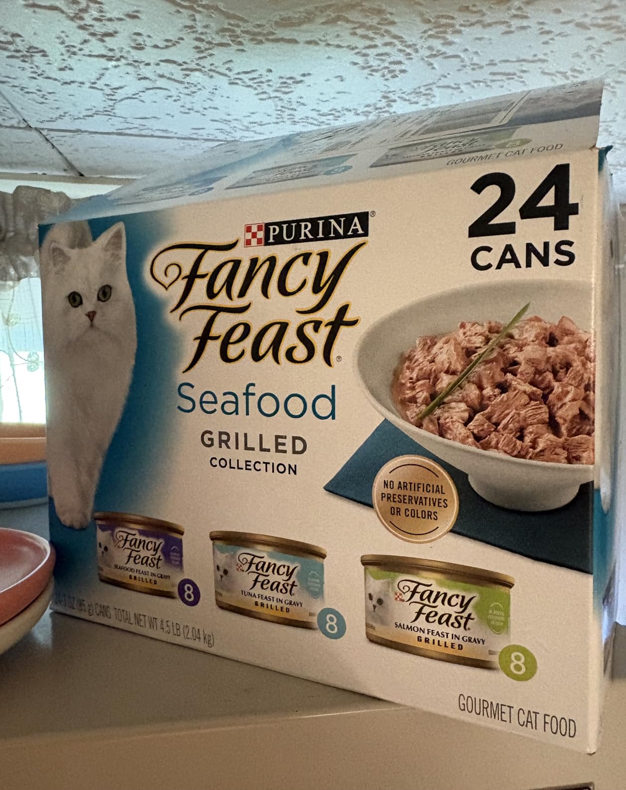 Purina Fancy Feast Gravy Lovers Poultry and Beef Grilled Gourmet Wet Cat Food Variety Pack - (Pack of 24) 3 oz. Cans customer photo 1