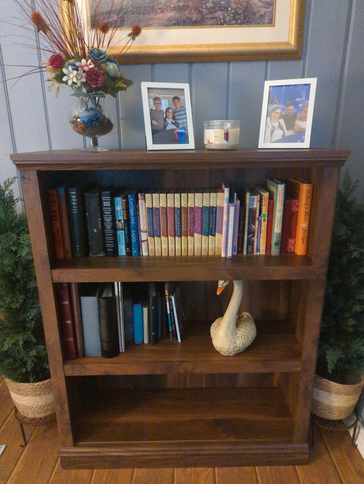 Sauder Miscellaneous Storage 3-Shelf Bookcase/ Book shelf, Select Cherry finish customer photo 1
