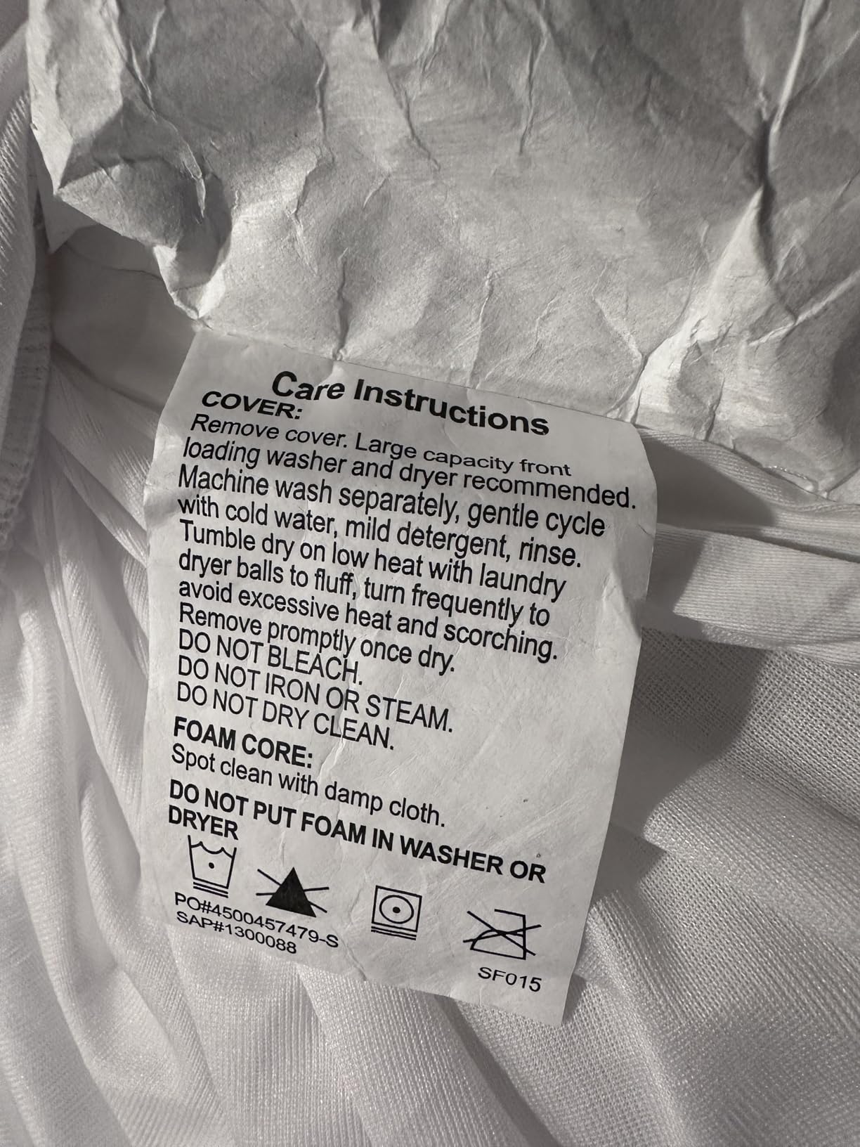 Sleep Innovations Dual Layer 4 Inch Memory Foam Mattress Topper, Queen Size, Medium Support, 2 Inch Cooling Gel Memory Foam Plus 2 Inch Pillow Top Cover customer photo 1