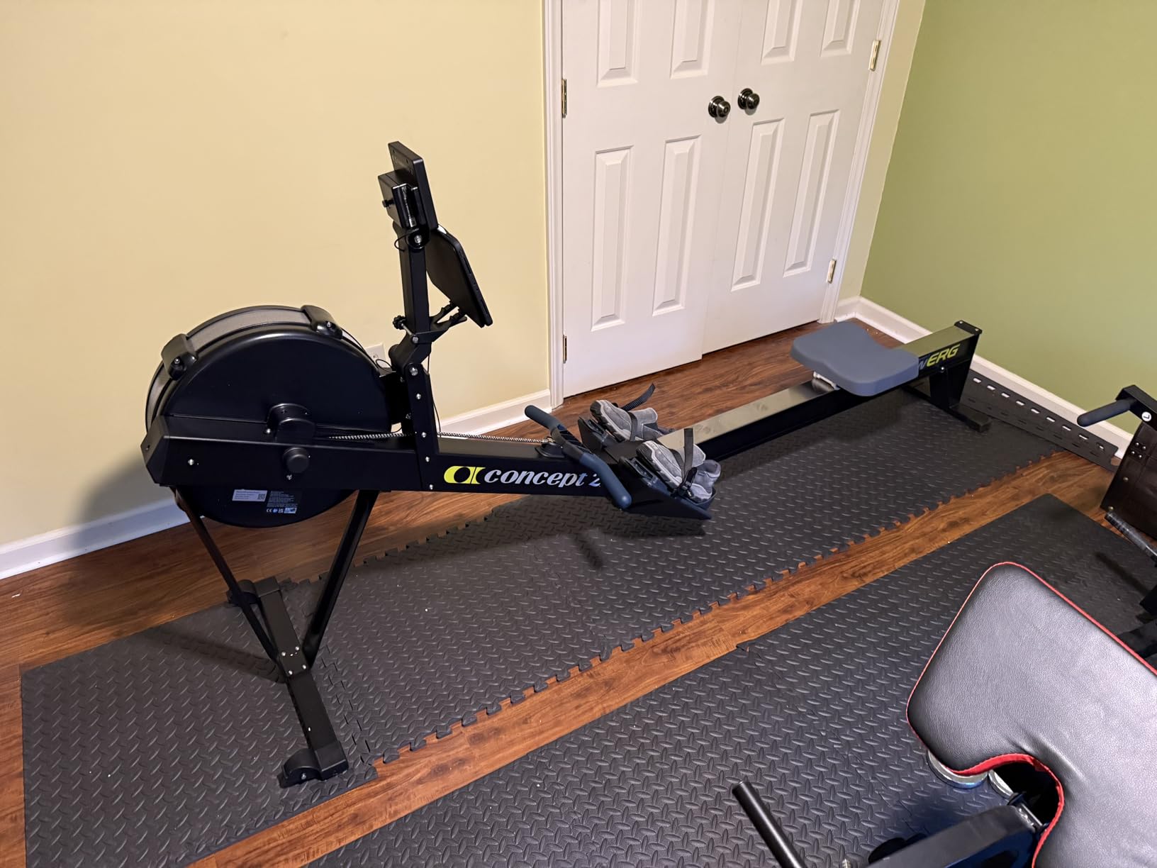 Concept2 RowErg Indoor Rowing Machine - PM5 Monitor, Device Holder, Adjustable Air Resistance, Easy Storage customer photo 2