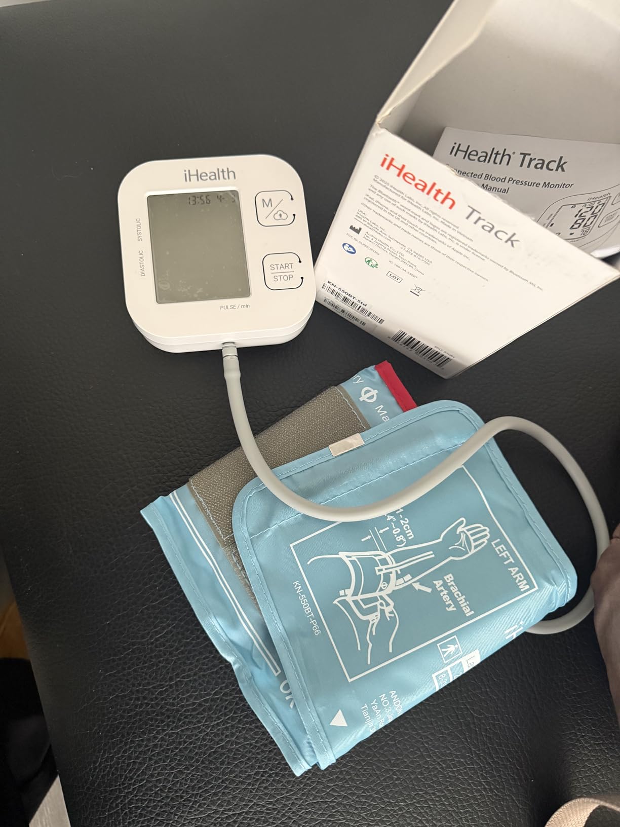 iHealth Track Smart Upper Arm Blood Pressure Monitor with Wide Range Cuff, Bluetooth Compatible for iOS & Android customer photo 1
