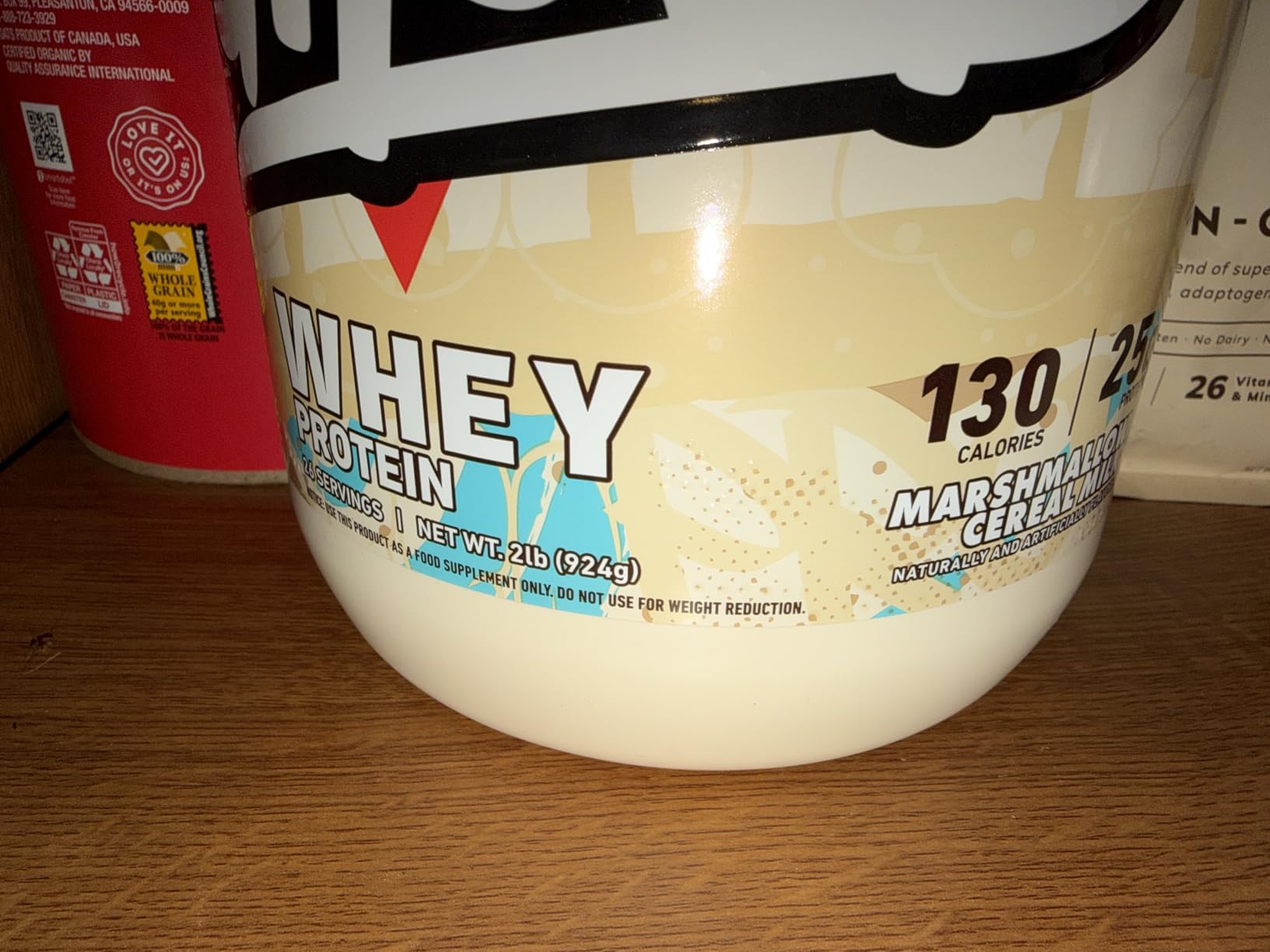 GHOST Whey Protein Powder, Milk Chocolate - 2LB, 25G of Protein - Whey Protein Blend - Post Workout Fitness & Nutrition Shakes, Smoothies, Baking & Cooking - Soy & Gluten-Free customer photo 2