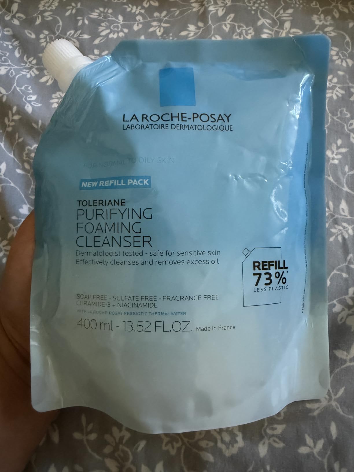 La Roche-Posay Toleriane Purifying Foaming Facial Cleanser, Oil Free Face Wash for Women & Men with Niacinamide + Ceramides, Pore Cleanser Safe For Sensitive Skin, Won't Dry Out Skin, Soap Free customer photo 1