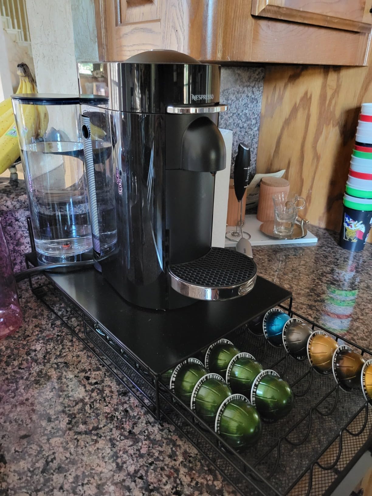 Nespresso VertuoPlus Deluxe Coffee and Espresso Machine by De'Longhi, 37 Oz, Black customer photo 2