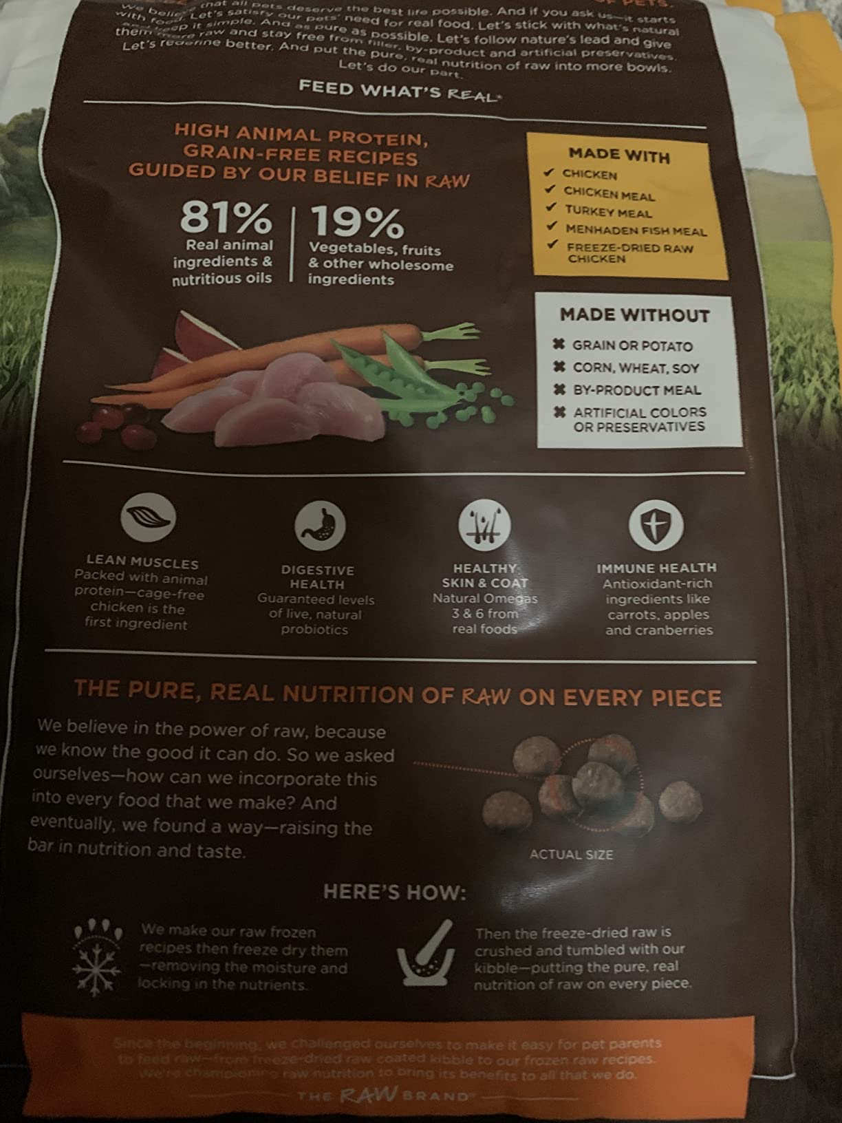 Instinct Original Dry Cat Food, Raw Coated Kibble, High Protein, Grain Free Recipe - Real Chicken, 5 lb. Bag customer photo 1