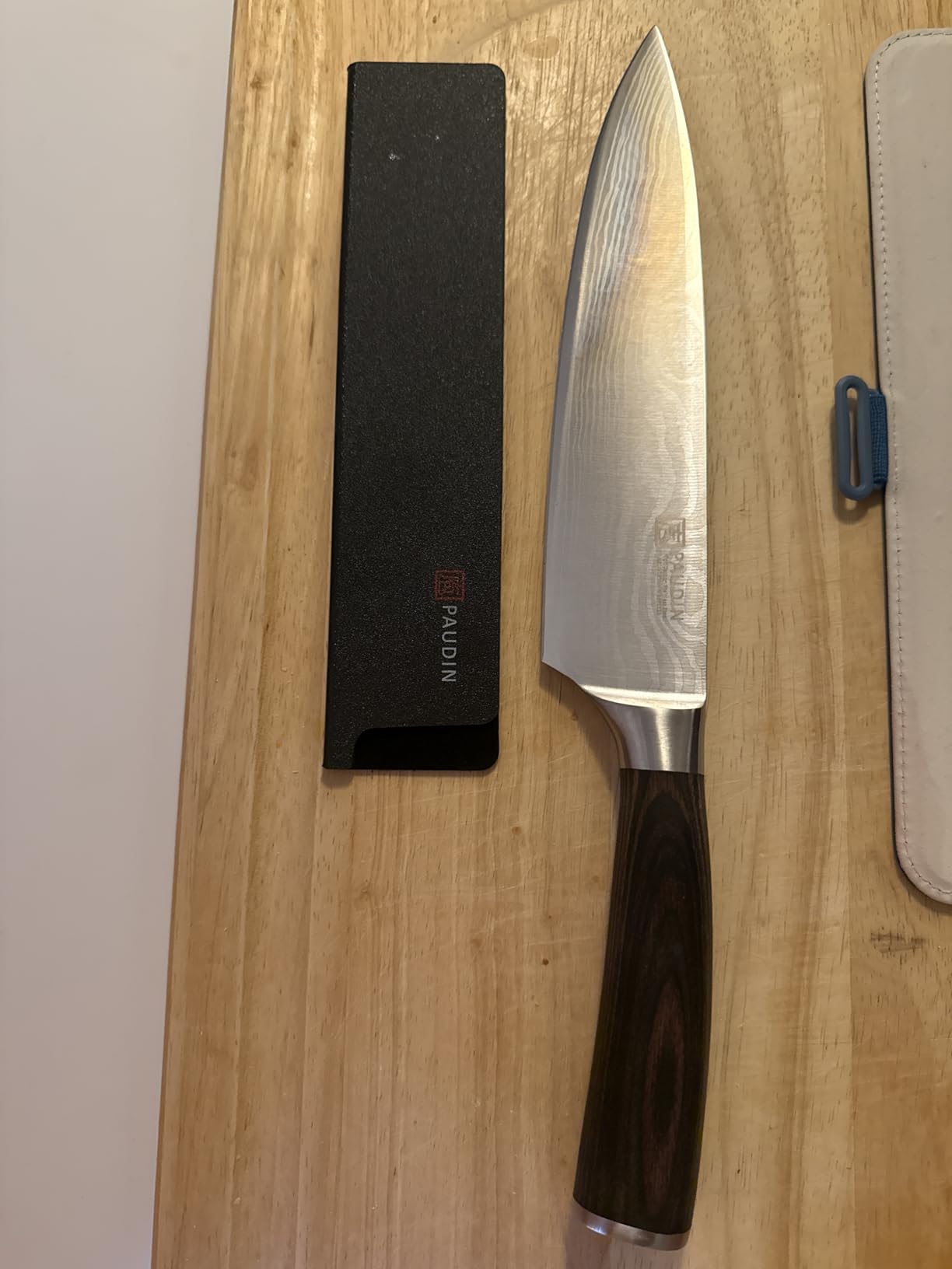 PAUDIN Chef Knife, 8 Inch High Carbon Stainless Steel Sharp Kitchen Knife with Ergonomic Handle customer photo 1