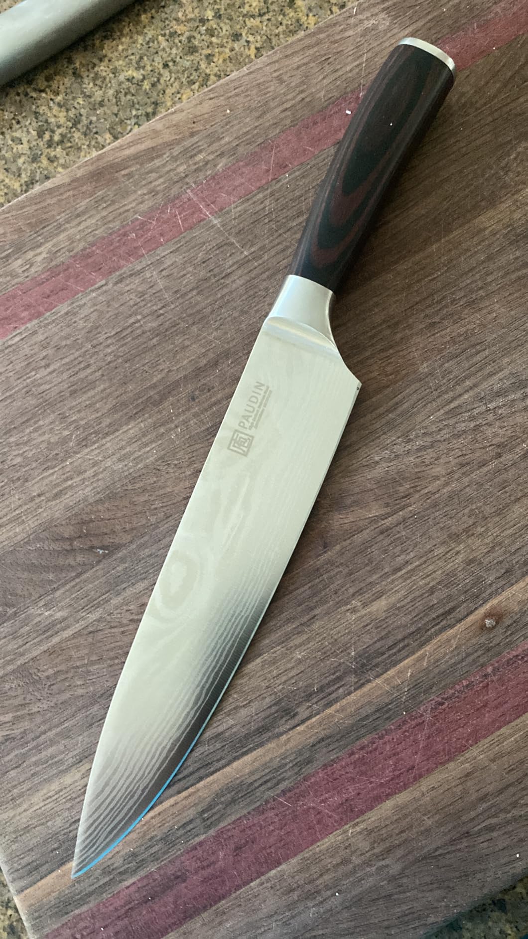 PAUDIN Chef Knife, 8 Inch High Carbon Stainless Steel Sharp Kitchen Knife with Ergonomic Handle customer photo 2