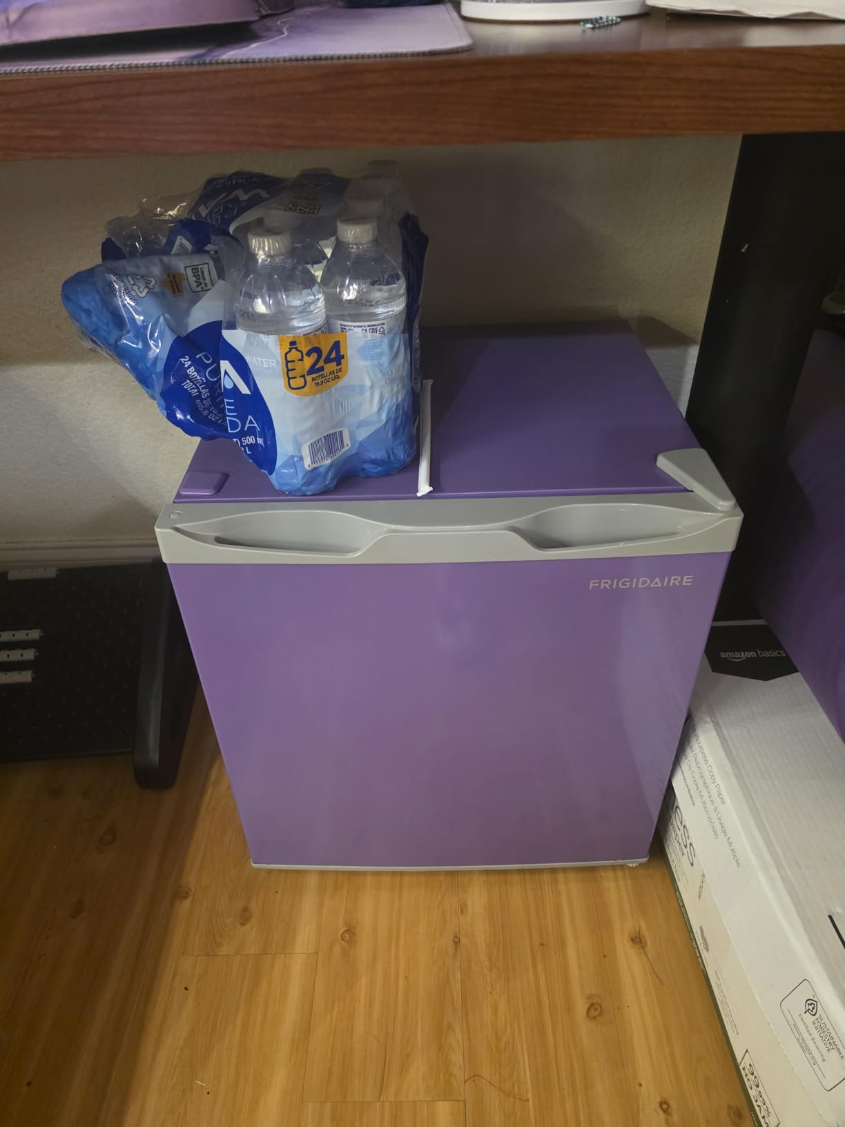 Frigidaire EFR115-PURPLE 1.6 Cu Ft Compact Fridge for Office, Dorm Room, Mancave or RV, Purple customer photo 1