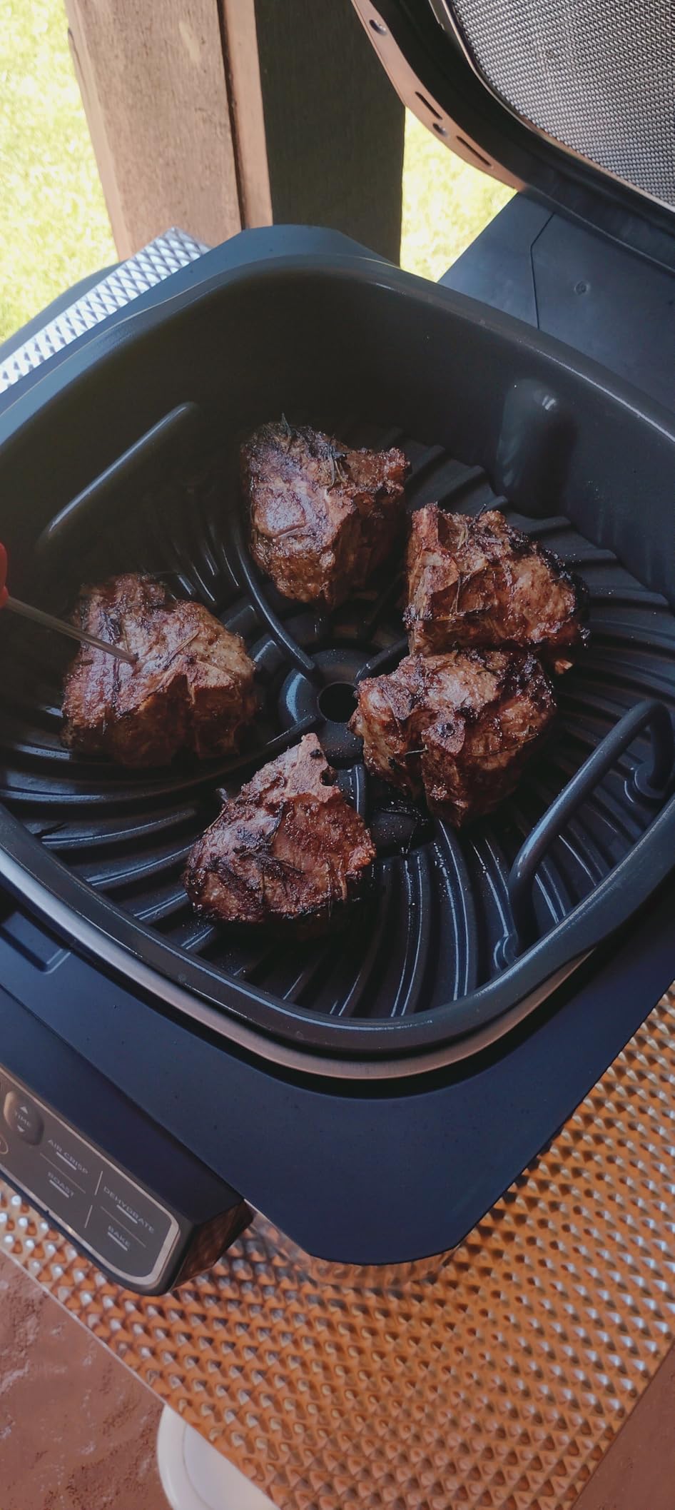 Ninja Foodi Indoor Grill & Air Fryer, 5-in-1, Cyclonic Grilling Technology, XL Capacity (AG301) customer photo 1