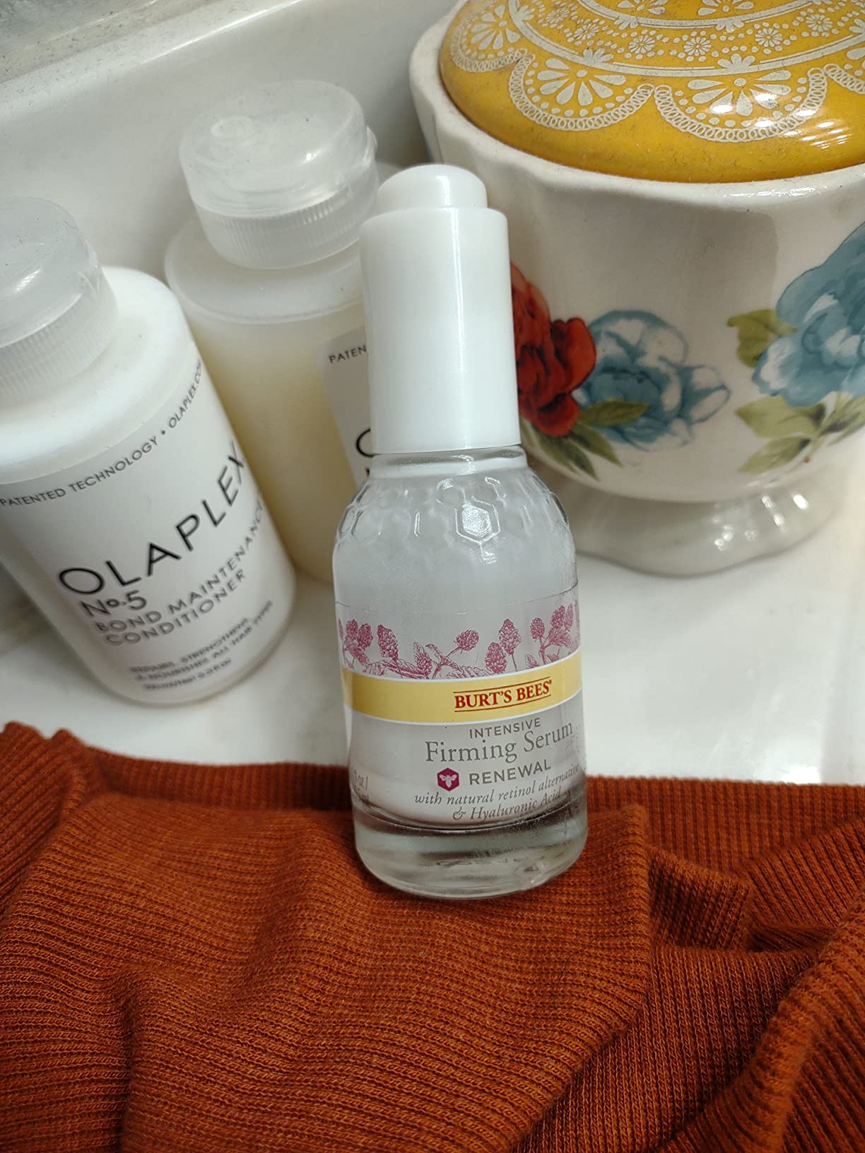 Burt's Bees Renewal Intensive Firming Serum With Natural Retinol Alternative and Hyaluronic Acid, Powerful Anti-Aging Ingredients, 98.6 Percent Natural-Origin Skin Care, 1 fl. oz. Bottle customer photo 1