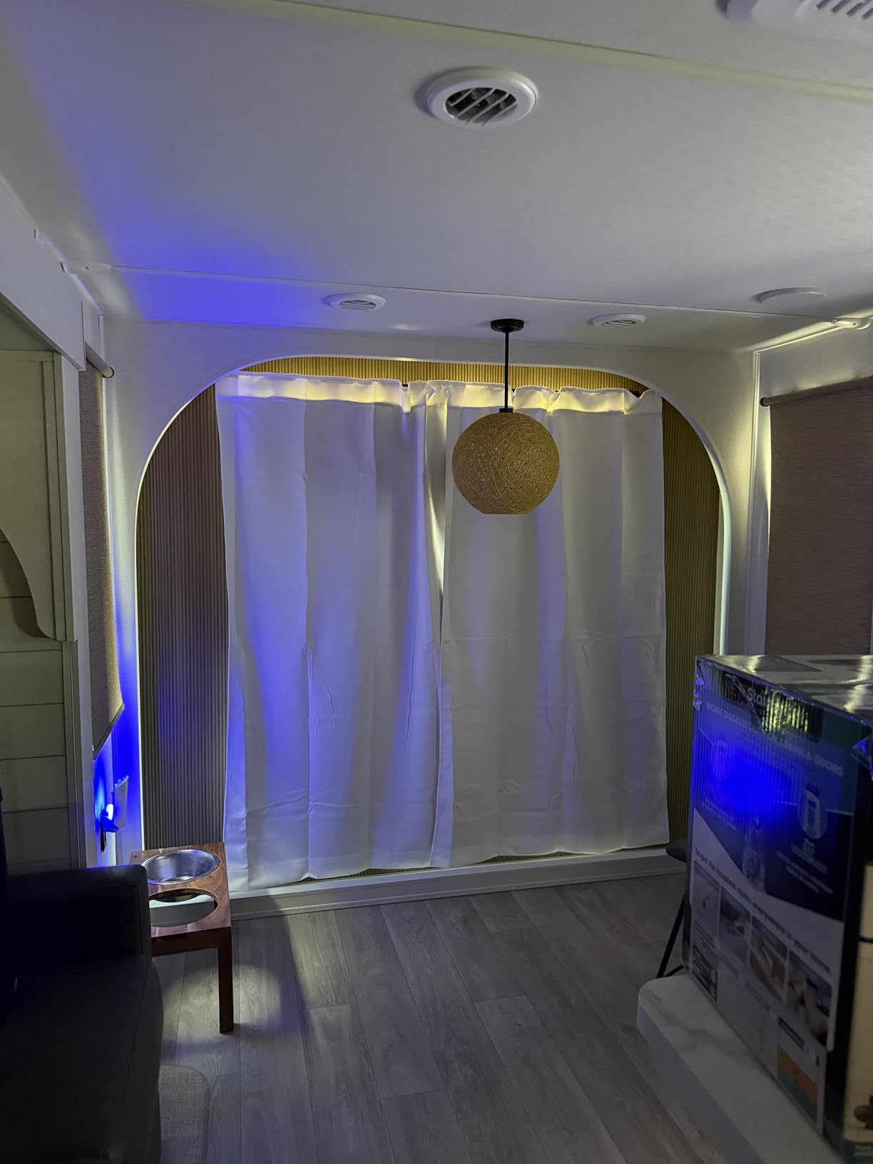 NICETOWN Living Room Completely Shaded Draperies, Privacy Noise Reducing Drapes for Laundry, Black Lined Insulated Window Treatment Curtains for Patio Door (Biscotti Beige, 2 PCs, W52 x L84) customer photo 1