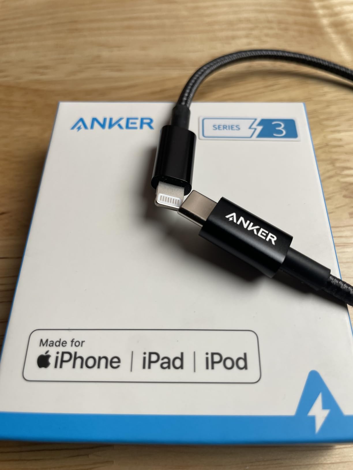 Anker New Nylon USB C to Lightning Cable, Apple MFi Certified for iPhone 14 Series, and More (6FT, Black) customer photo 2