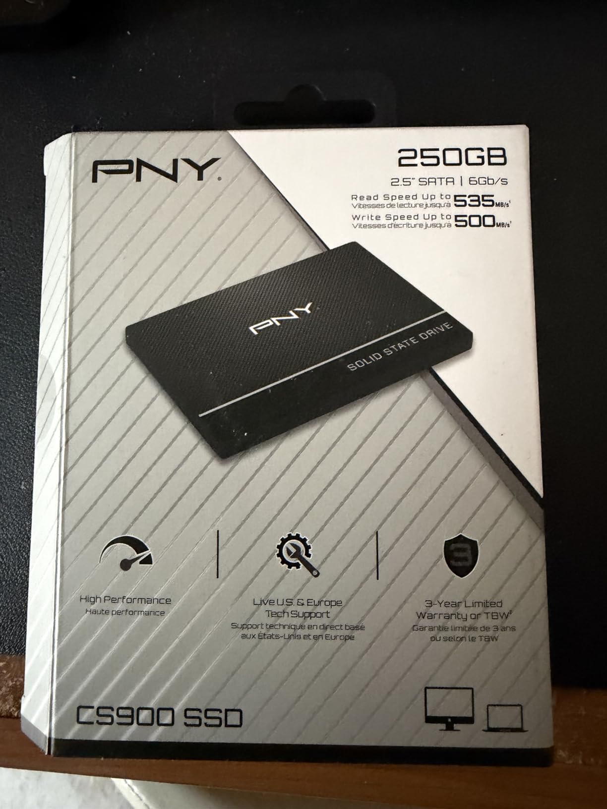 PNY CS900 500GB 3D NAND 2.5