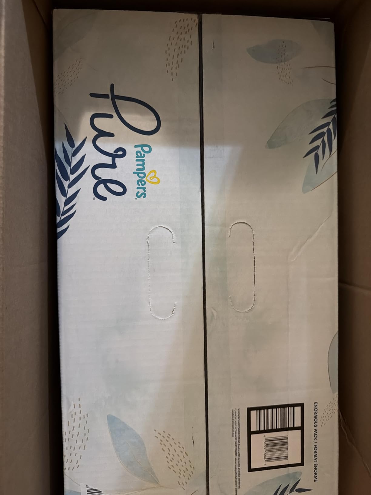 Pampers Pure Baby Diapers, Size 1 (8-14 lbs), 82 Count, Up to 100% Leakproof, Premium Hypoallergenic Soft Diapers customer photo 1