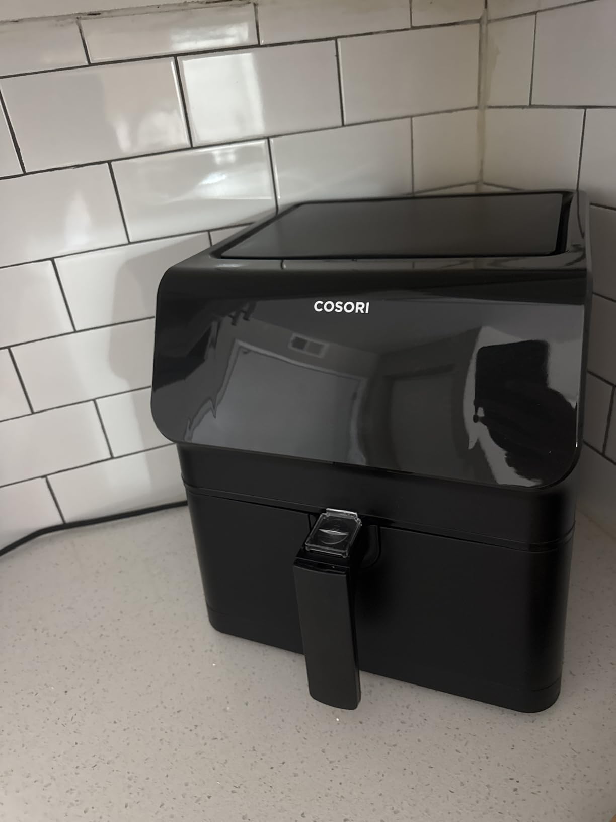 Cosori 12-in-1 Air Fryer 5.8QT, Toast, Bake, Nutrition Facts for 100+ In-App Recipes, AdaptIQ Tech Fast Cook customer photo 1