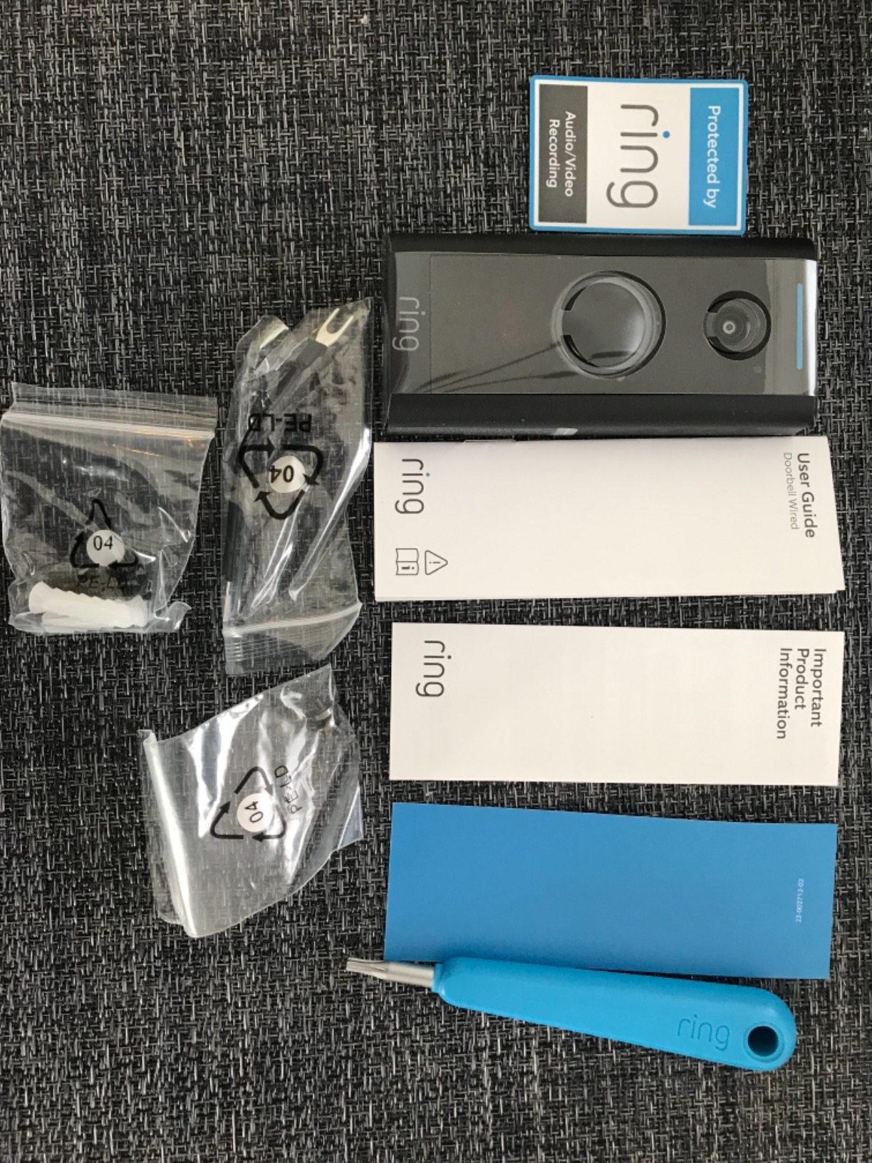 Ring Video Doorbell Wired, Home or business security, Two-Way Talk, advanced motion detection, HD camera and real-time alerts to monitor your front door (wiring required) customer photo 1