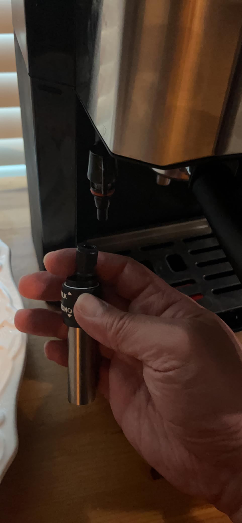 UPGRADED All-in-One Combination Coffee Maker & Espresso Machine + Advanced Adjustable Milk Frother for Cappuccino & Latte + Glass Coffee Pot 10-Cup, COM532M black customer photo 2