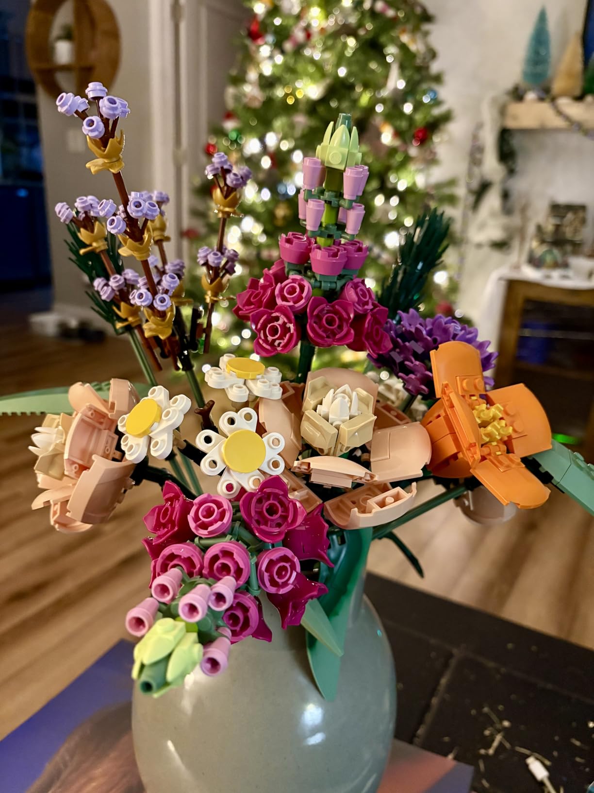 LEGO Botanicals Flower Bouquet Building Set Artificial Flowers for Decoration (10280) customer photo 2