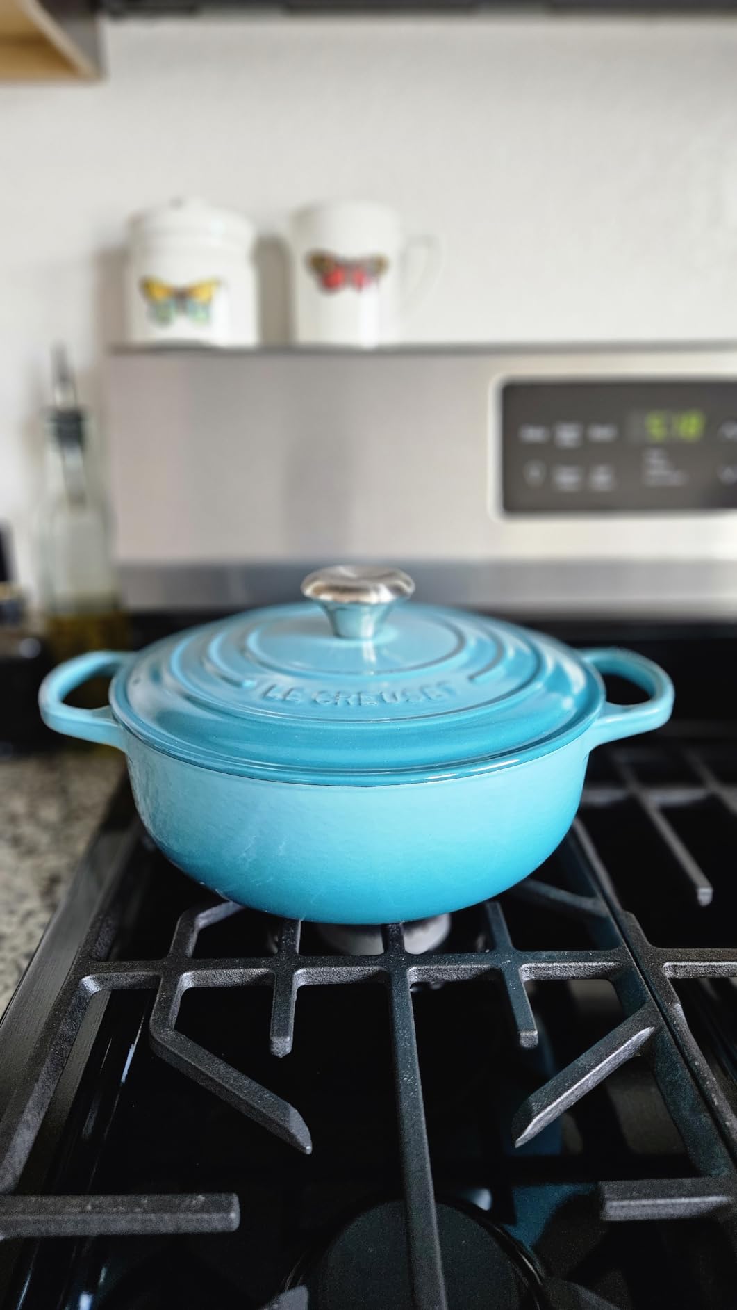 Le Creuset Enameled Cast Iron Signature Sauteuse Oven, 3.5 qt., Flame customer photo 1