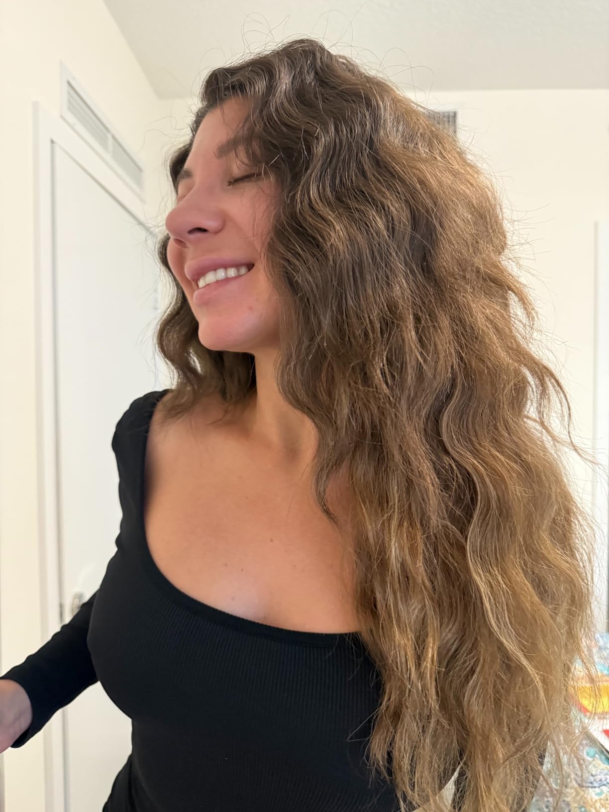 Bed Head Wave Affair Jumbo 3 Barrel Hair Waver | Quick Styling, Serious Hold, & Less Heat Damage | Heat Protectant Glove Included customer photo 2
