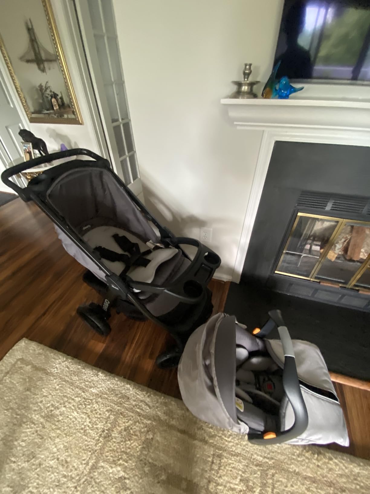 Chicco Bravo LE ClearTex Full-Size Stroller, Pewter/Grey customer photo 1