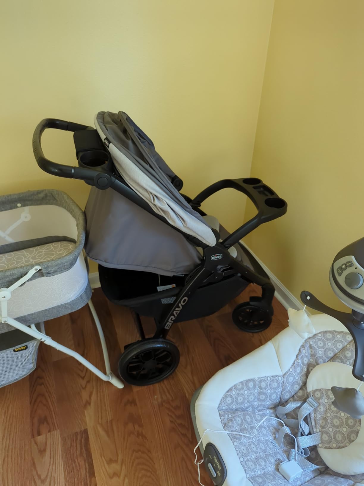 Chicco Bravo LE ClearTex Full-Size Stroller, Pewter/Grey customer photo 2
