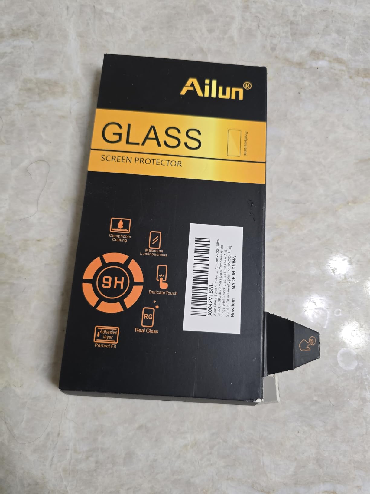 Ailun Tempered Glass Screen Protector for Galaxy S22 - 3 Pack Screen Protectors + 3 Pack Camera Lens Protectors customer photo 2