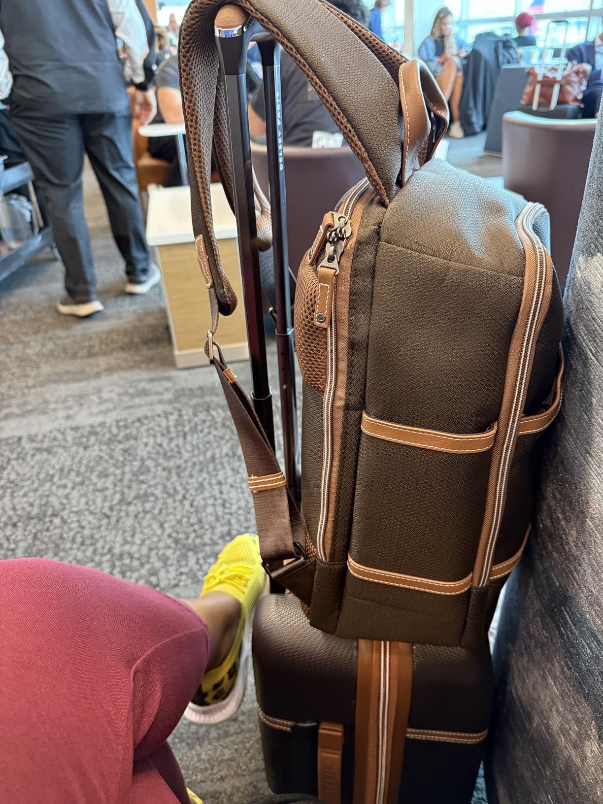 DELSEY PARIS Chatelet Air 2.0 Carry-On Suitcase 19 Inch, Hardside Polycarbonate Luggage, Dual-Density Spinner Wheels, TSA Lock, USB Port, Angora customer photo 1