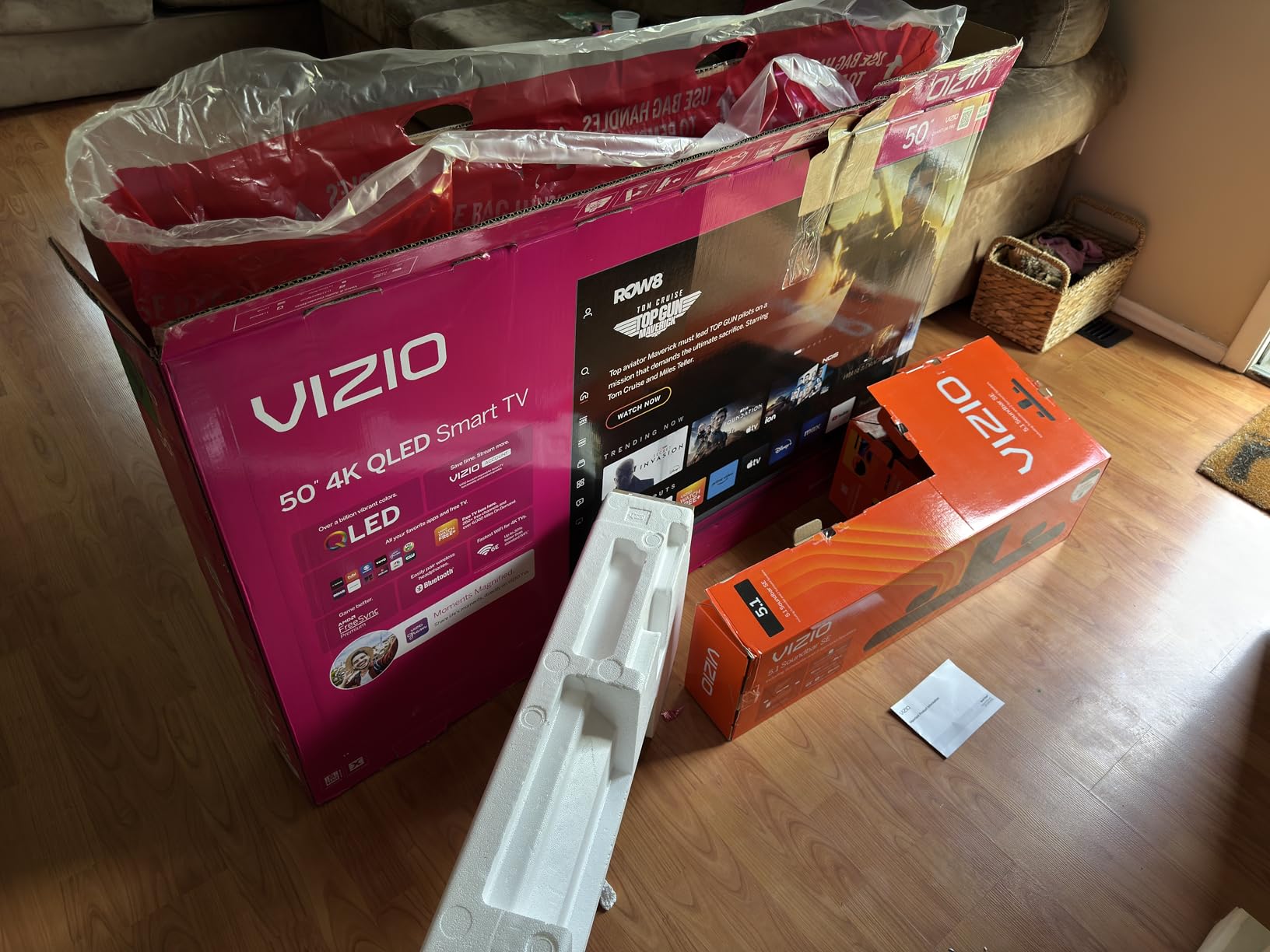 VIZIO 50-inch Quantum Pro 4K 120Hz QLED HDR10+ Smart TV with Dolby Vision, Active Full Array, WiFi 6E, Apple AirPlay, Chromecast Built-in, M50QXM-K01, 2023 Model customer photo 2