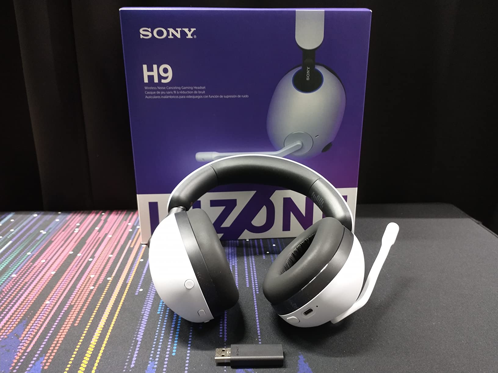 Sony INZONE H9 Gaming Headset, Wireless Noise Canceling Bluetooth Headset With Microphone, 360 Spatial Sound, Perfect for PlayStation 5, for PC/PS5/Switch/Mobile, (WH-G900N), White customer photo 2