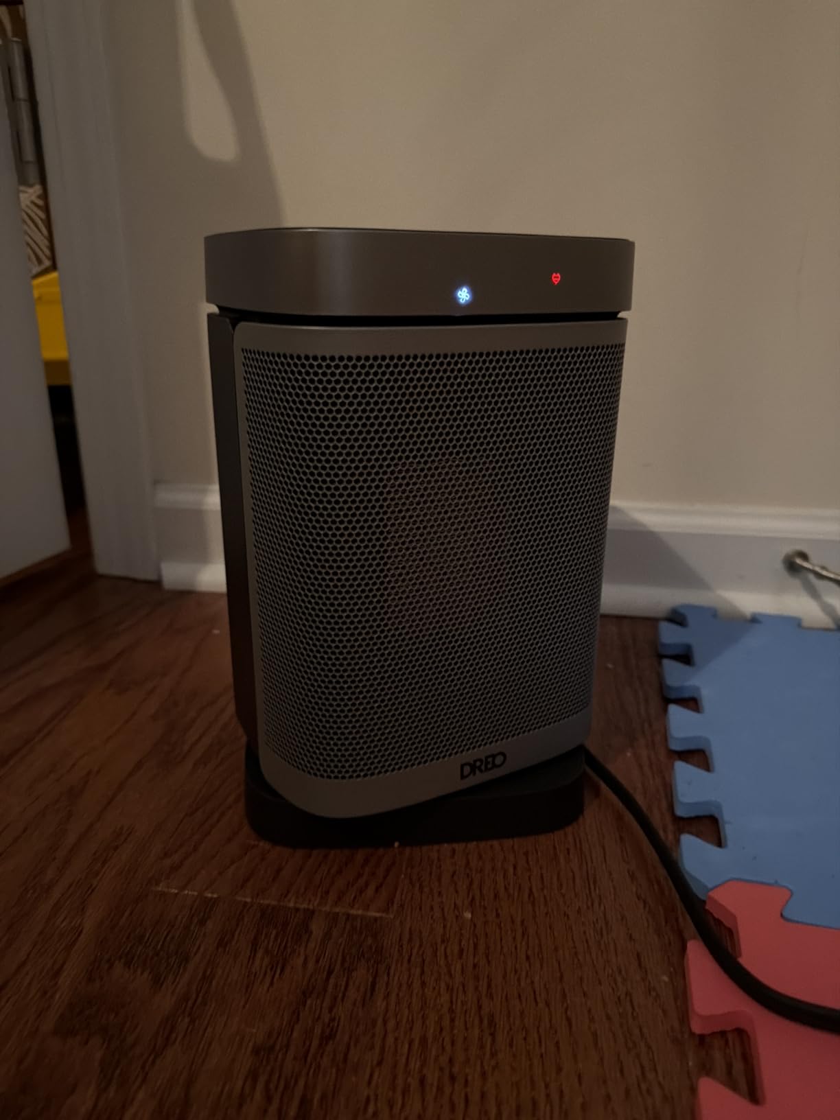 DREO Atom One Space Heater with Remote, 70° Oscillating Electric Heaters with Digital Thermostat, 1500W PTC Ceramic Heater, 12h Timer, Quiet Safety Heating, Portable Heater for Home Office customer photo 2