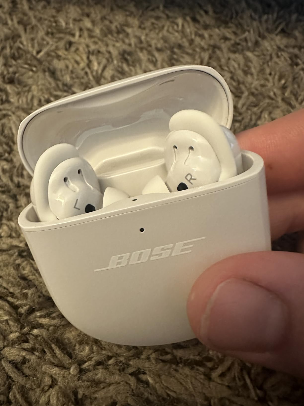 Bose QuietComfort Earbuds II, Wireless, Bluetooth, Proprietary Active Noise Cancelling Technology in-Ear Headphones with Personalized Noise Cancellation & Sound, Triple Black customer photo 2