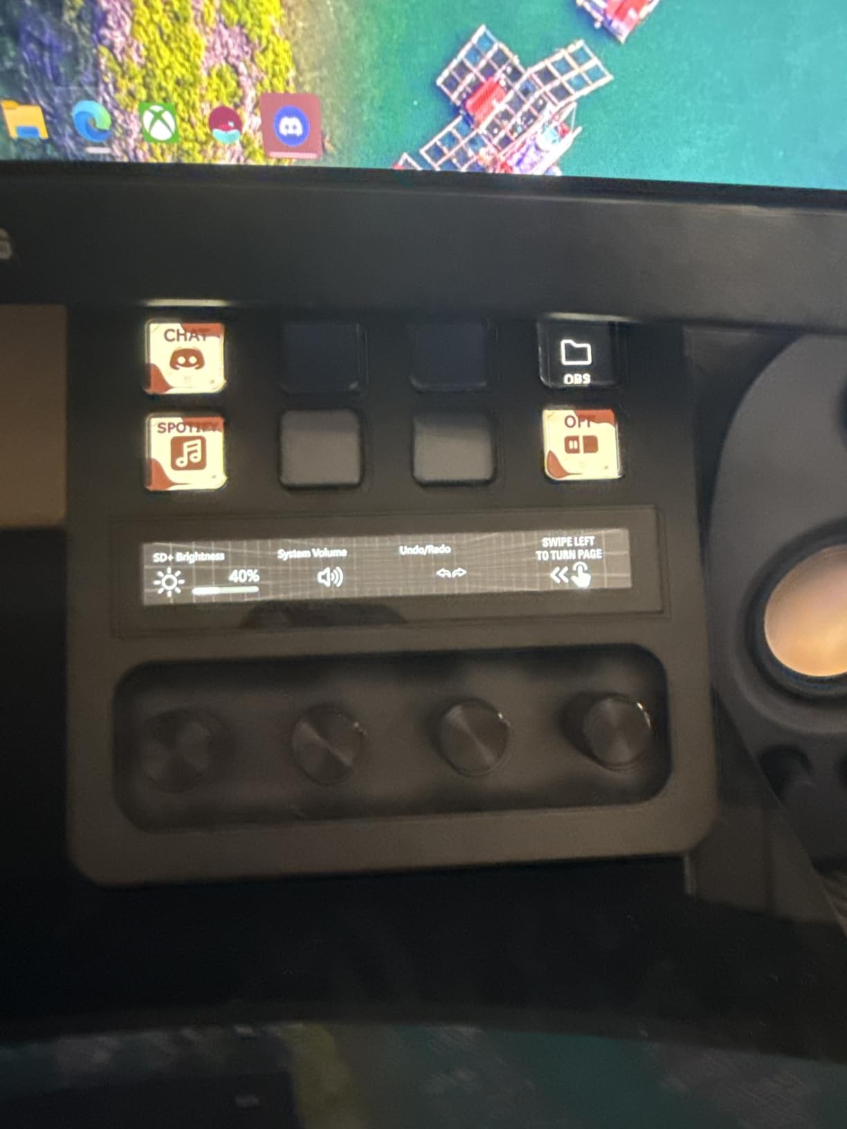 Stream Deck +, Audio Mixer, Production Console and Studio Controller for Content Creators, Streaming, Gaming, with customizable touch strip dials and LCD keys, works with Mac and PC customer photo 1
