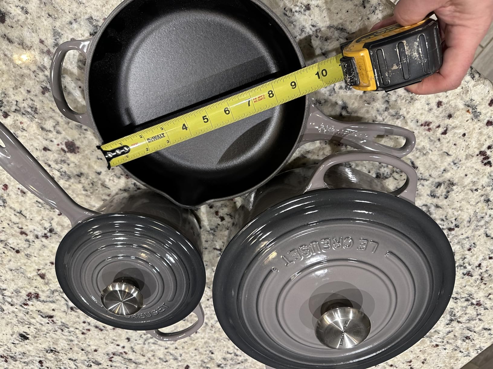 Le Creuset Enameled Cast Iron Signature Cookware Set, 7 pc, Marseille customer photo 2