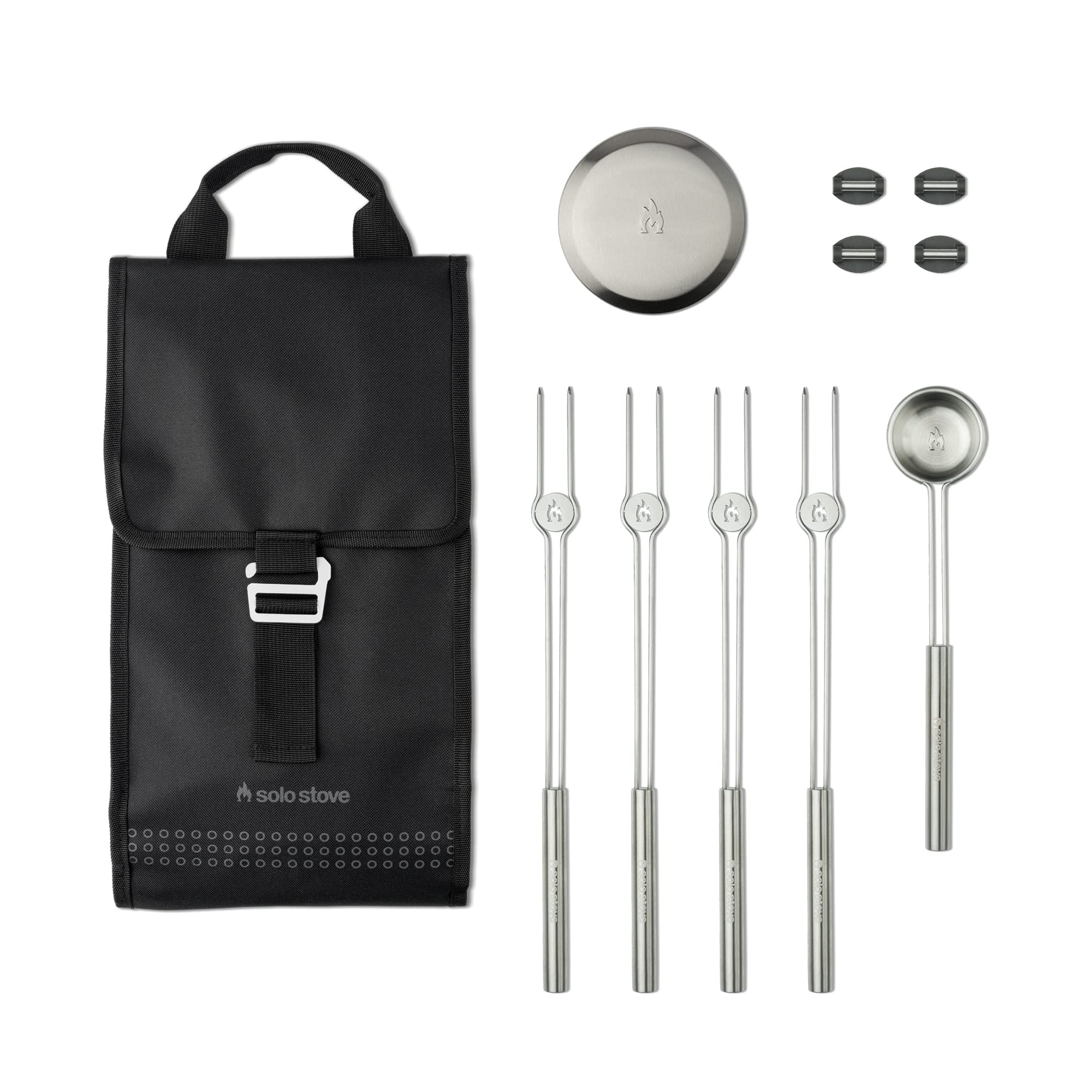 Solo Stove Mesa Accessory Pack | 4 Stainless Steel Mini Sticks + Stick Rests, Pellet Scoop, Mesa Lid, Carry Case customer photo 1