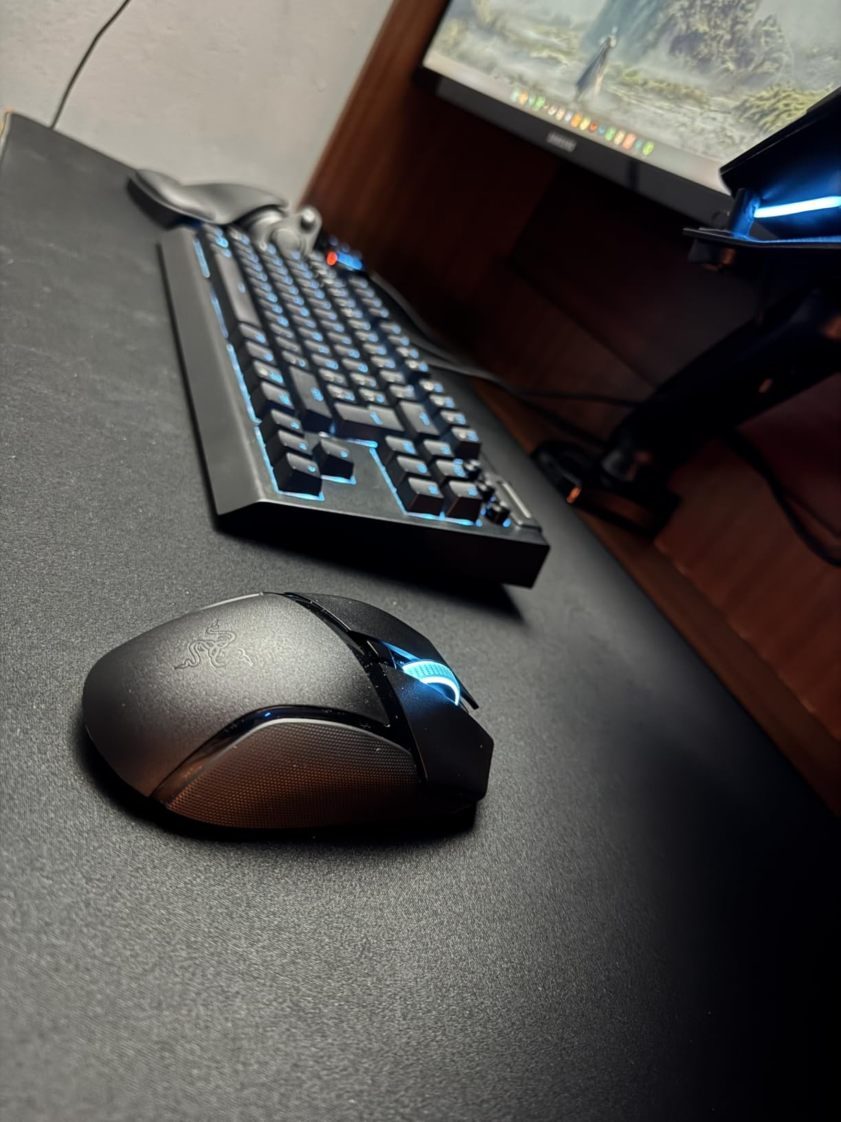 Razer Basilisk V3 X HyperSpeed Customizable Wireless Gaming Mouse: Mechanical Switches Gen-2-5G Advanced 18K Optical Sensor - Chroma RGB - 9 Programmable Controls - 285 Hr Battery - Classic Black customer photo 1