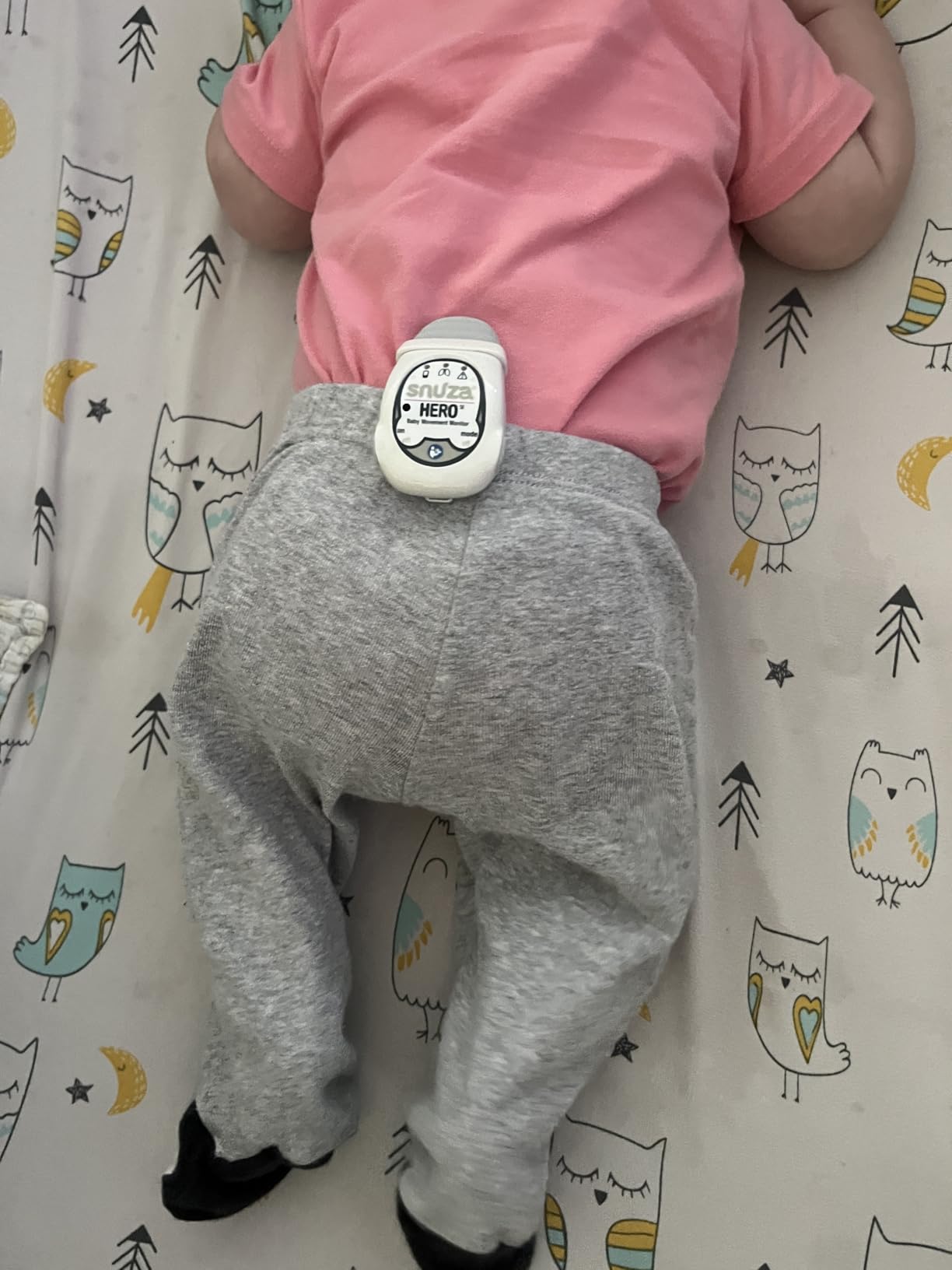 Snuza Hero Baby Movement Monitor with Patented Sensor Technology for Reliable Movement Monitoring and Alerts. No WiFi, Cords, or Sensor Pads, Portable and Easy to Set Up and Use. customer photo 2