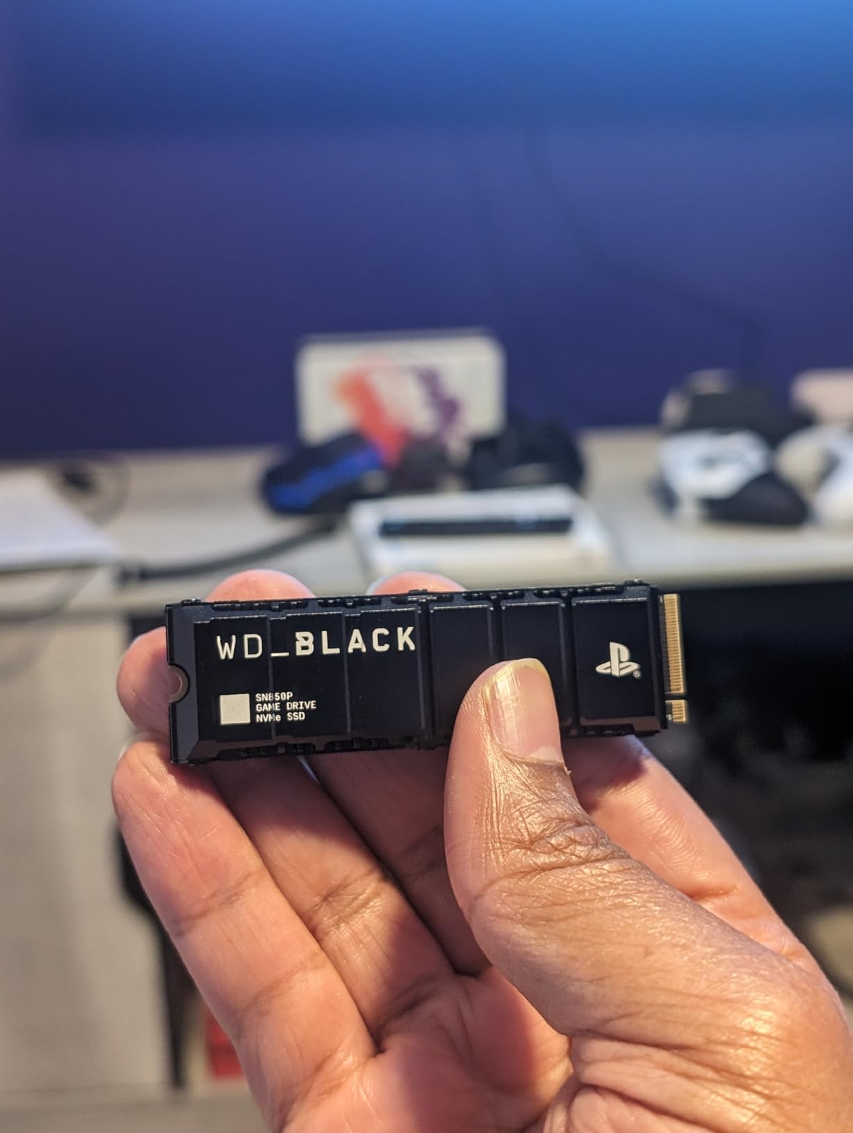 1TB SN850P NVMe M.2 SSD Officially Licensed Storage Expansion for PS5 Consoles, up to 7,300MB/s, with heatsink customer photo 1