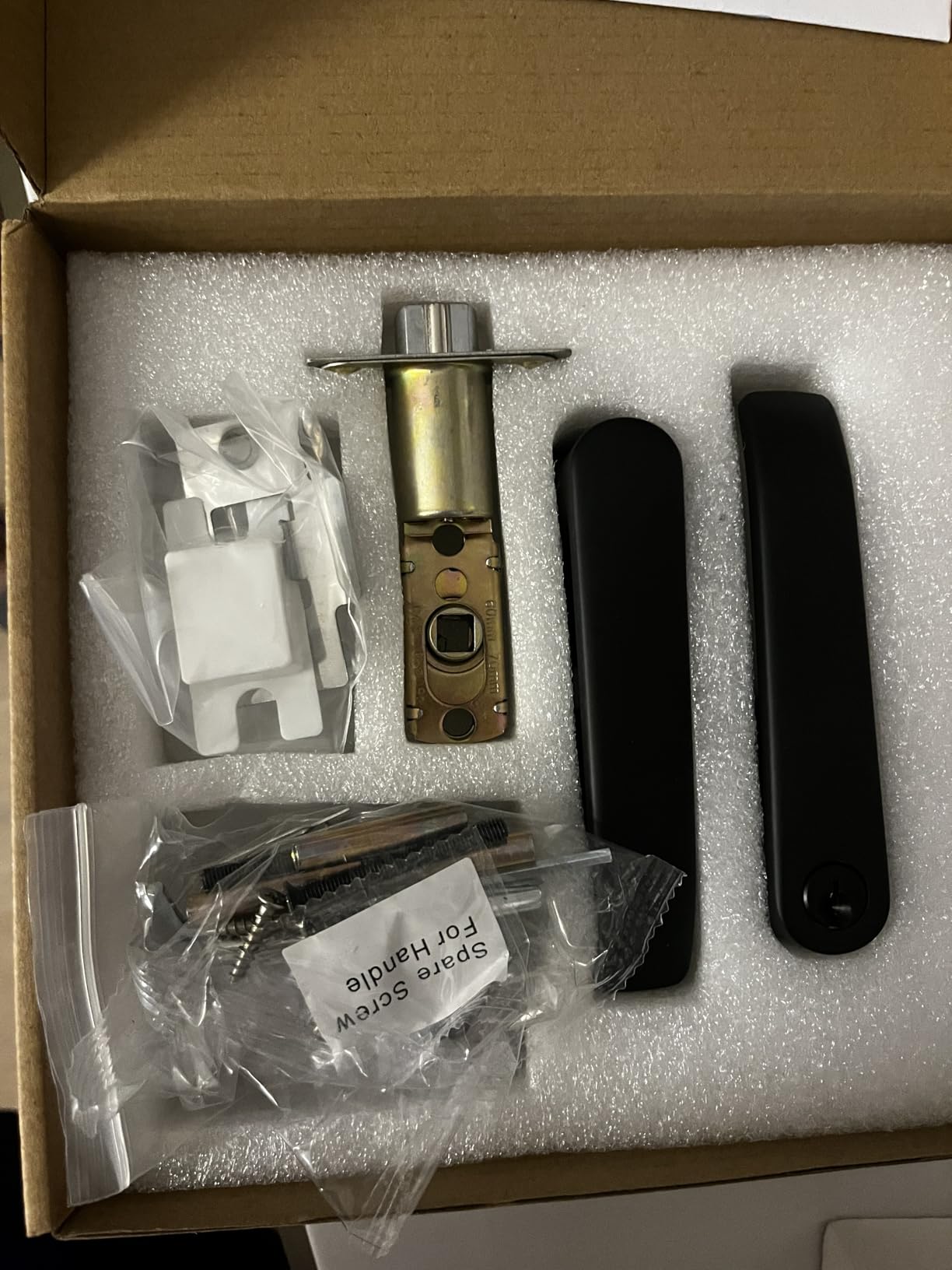 Smart Door Handle Lock with Keypad: Yamiry Fingerprint Smart Knob - Keyless Entry Digital Lock for Front Door - Deadbolt with APP - Generate Passcode Remotely - DIY Installation customer photo 1