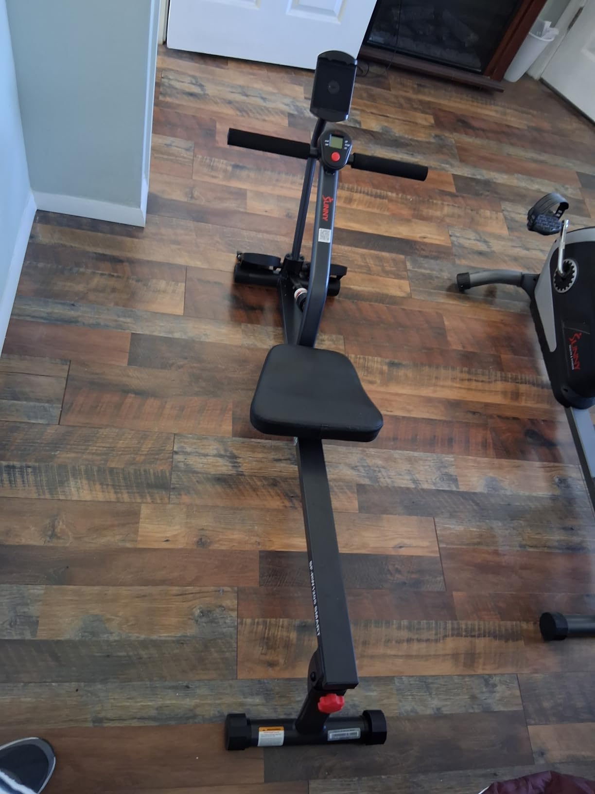 Sunny Health & Fitness Compact Hydraulic Rower with 12-Level Resistance customer photo 2