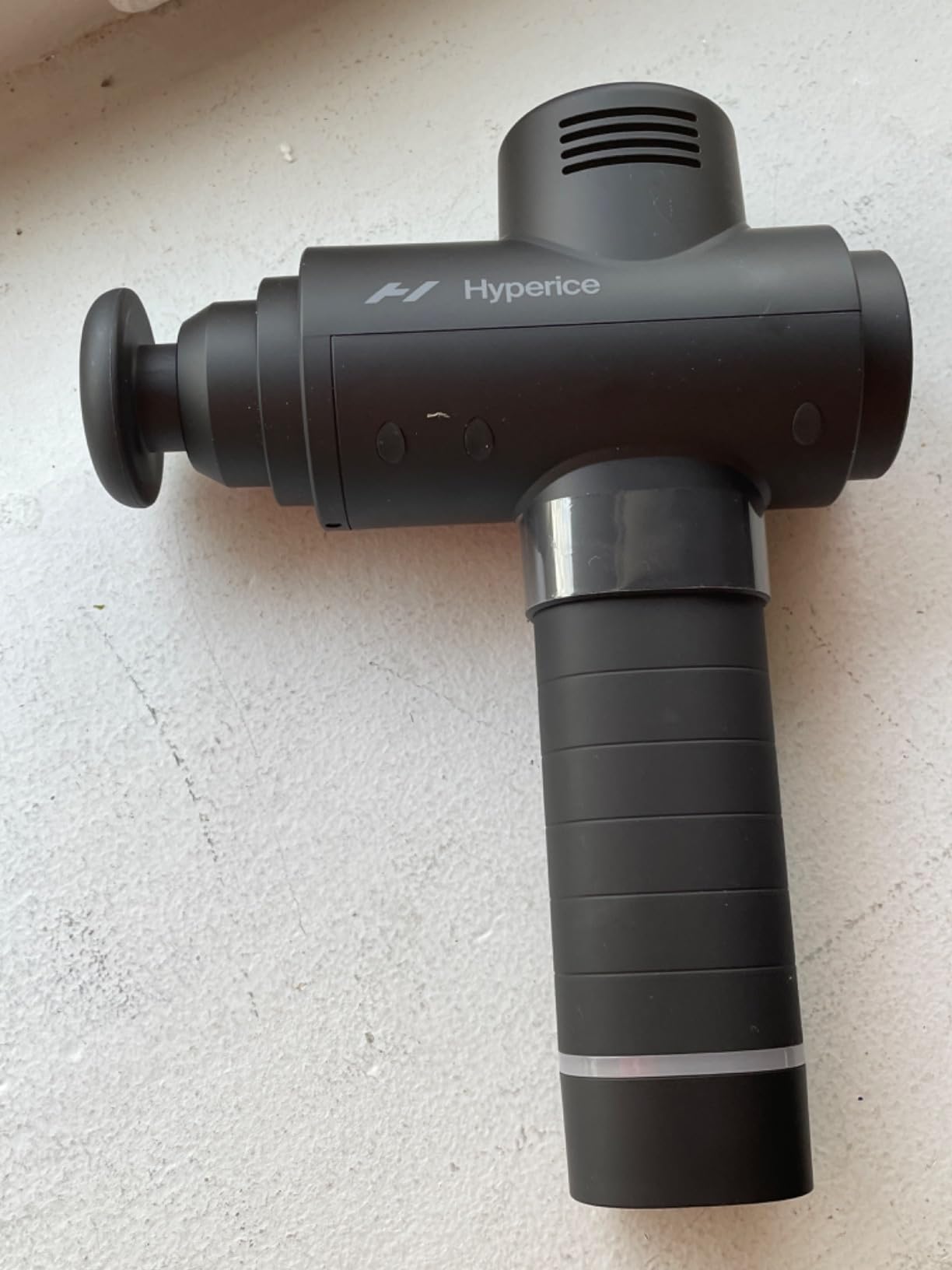 Hypervolt 2 Black - Featuring Quiet Glide Technology - Handheld Percussion Massage Gun | 3 Speeds, 5 Interchangeable Heads | Helps Relieve Sore Muscles and Stiffness customer photo 1