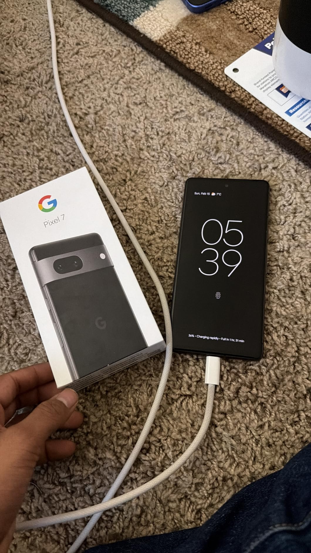 Pixel 7 128GB 5G Smartphone - Unlocked for All Carriers - US Version - Obsidian customer photo 2