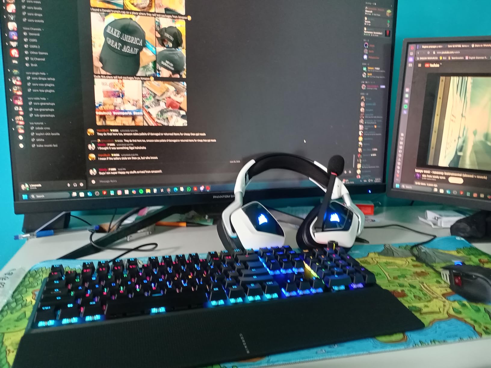K70 CORE RGB Mechanical Wired Gaming Keyboard with Palmrest - Pre-Lubed MLX Red Linear Switches, SOCD, ABS Double-Shot Keycaps, Sound Dampening, Media Control Dial, QWERTY NA - Black customer photo 1