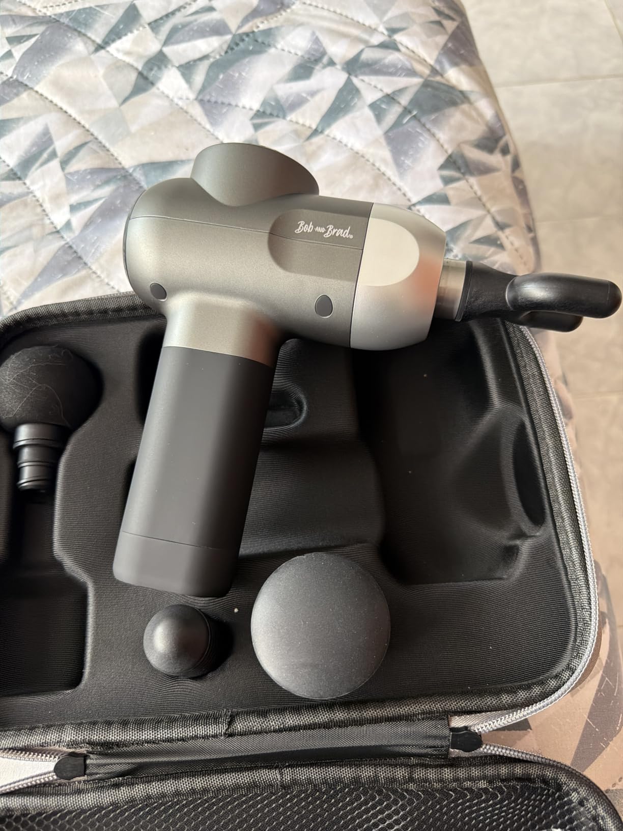 BOB AND BRAD C2 Pro Massage Gun with Heat and Cold Therapy, FSA Eligible & HSA Approved, PT-Developed Deep Tissue Back Massager for Athletes customer photo 2