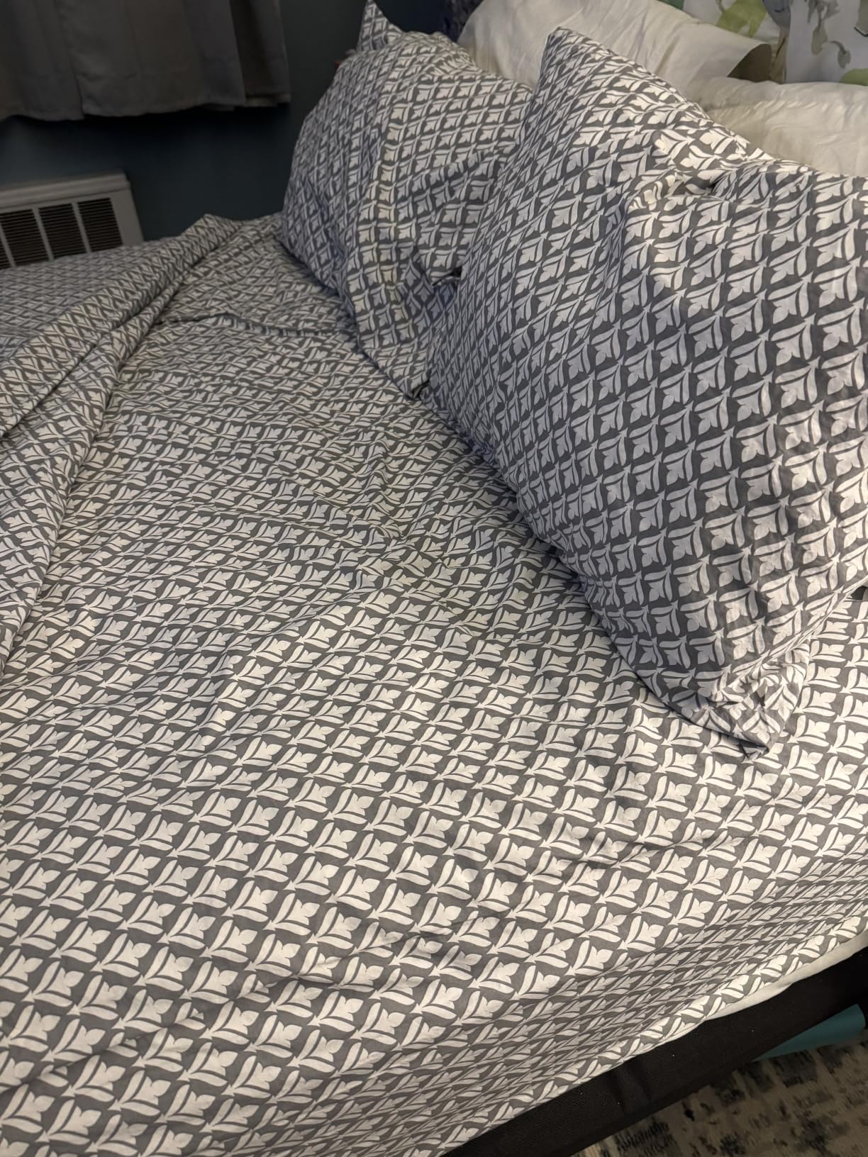 RUVANTI 100% Cotton Percale Sheets Queen Size, Aroma | Crisp Cooling for Hot Sleepers, Deep Pocket 16