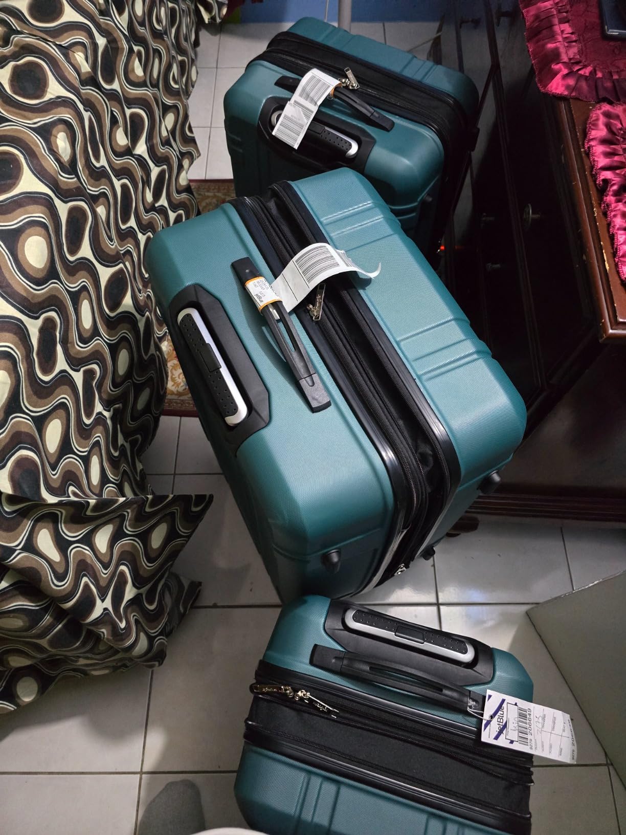 Wrangler 3 Piece Astral Travel Luggage Set, Sage Brush customer photo 2