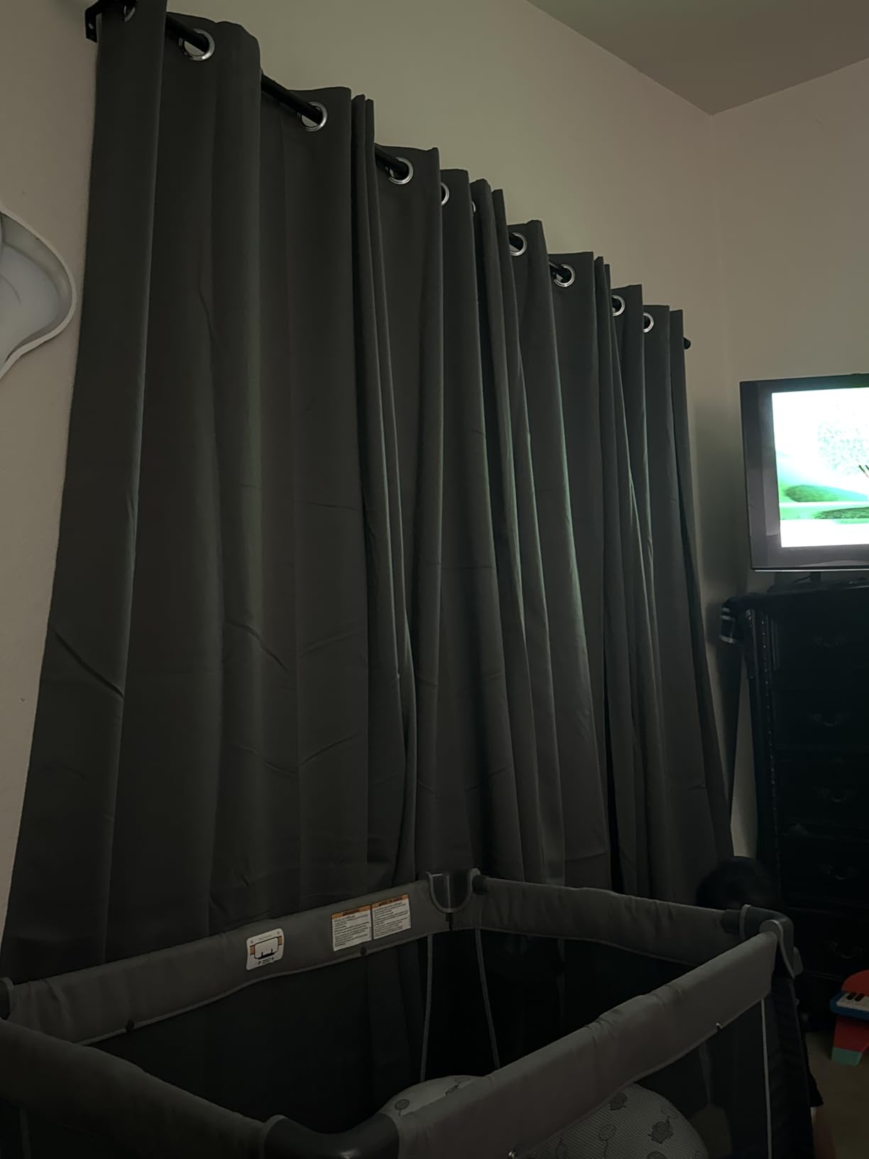 Joydeco Blackout Curtains for Bedroom, Black Out Curtains 84 Inch Long, Black Drapes with Grommets, Noise Reducing Energy Saving Thermal Insulated & Wrinkle-Free Drapes for Living Room, 2 Panels customer photo 2