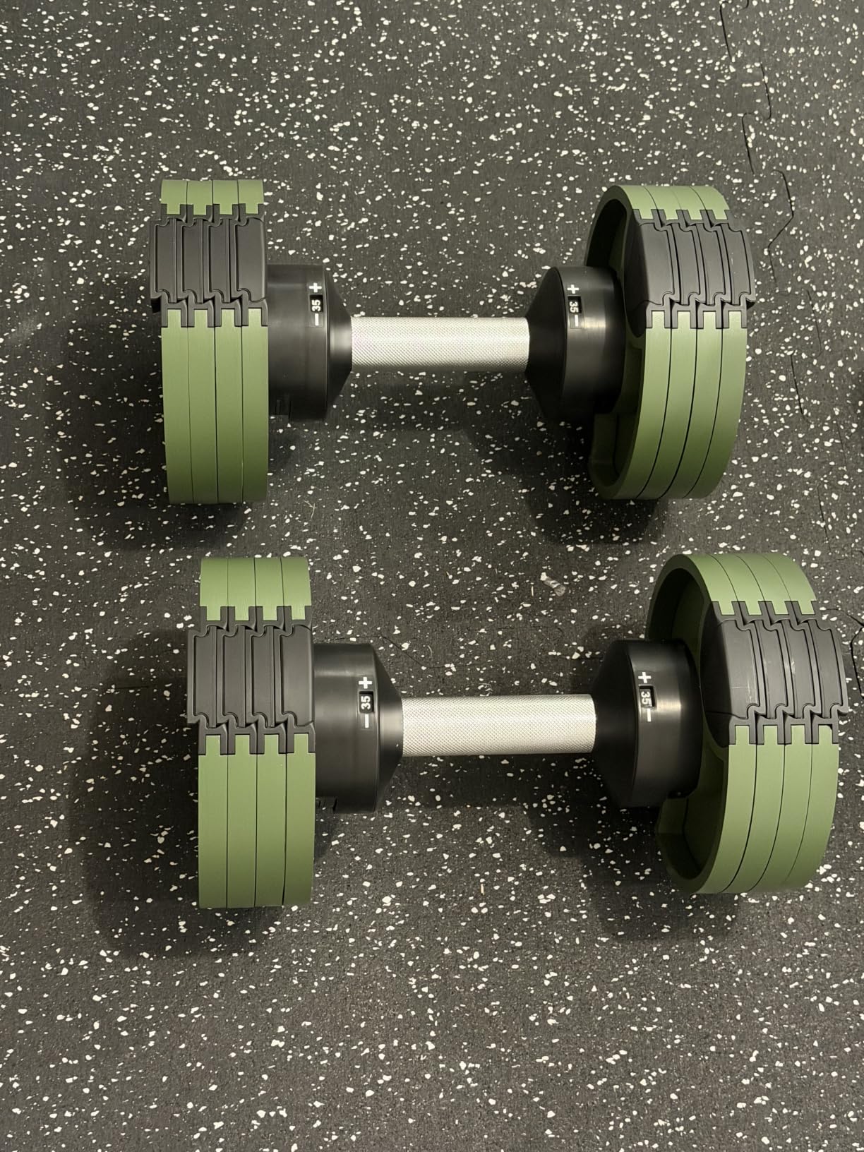 NUOBELL Adjustable Dumbbells 5-80 lbs: Replace 16 Sets, Ideal for Home Gym Weight Bench & Press customer photo 1