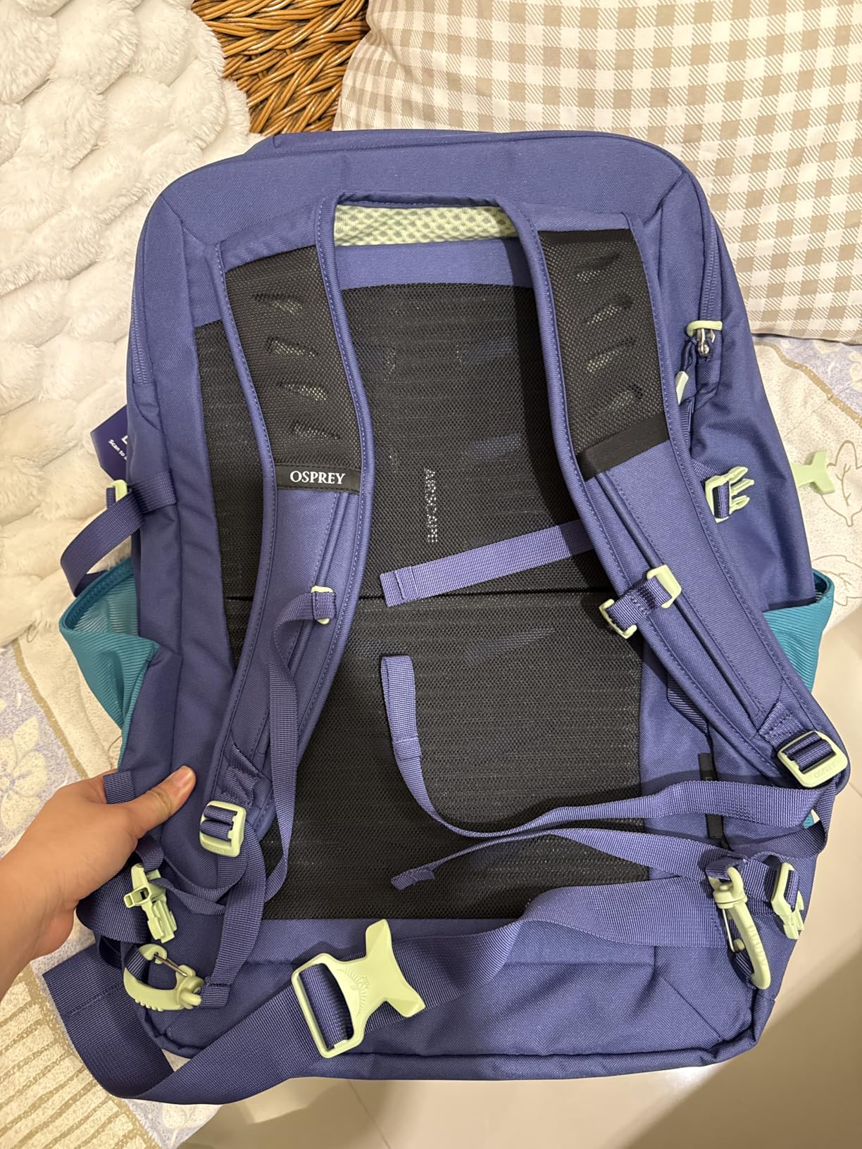 Osprey Daylite 44L Carry-On Travel Pack - Lightweight, Durable Backpack with Streamlined Design - Versatile, Spacious Bag for Weekend Trips or Business, Black customer photo 1
